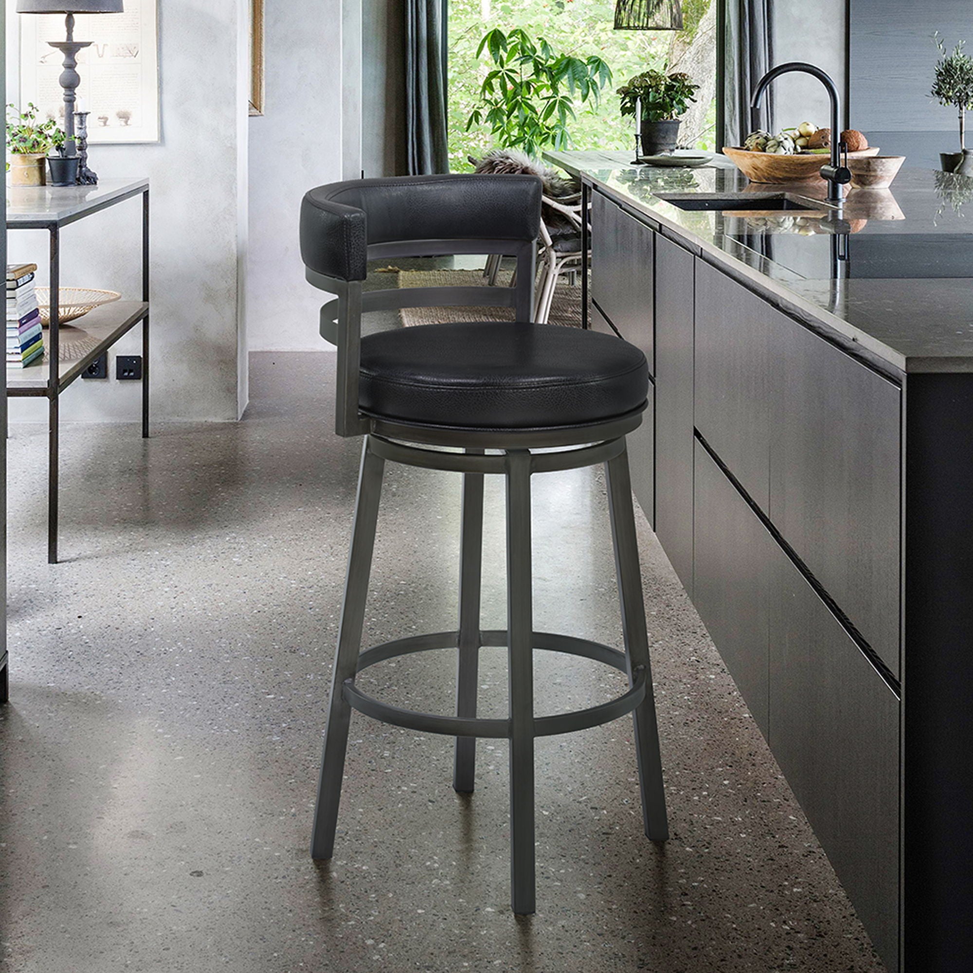 Titana - Barstool - Mineral Finish