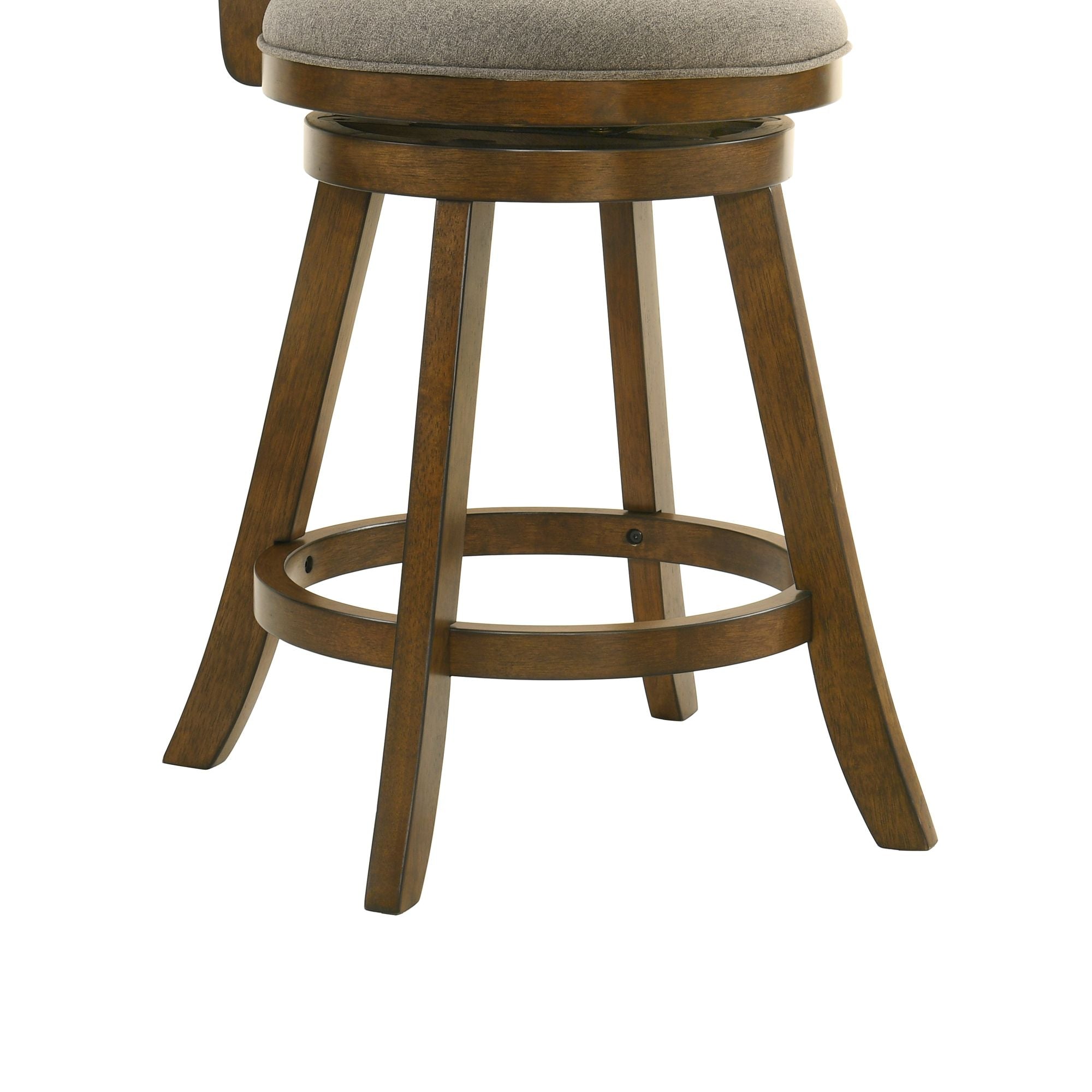 Aiden - Modern Farmhouse Swivel Wood Counter Height Kitchen Bar Stool