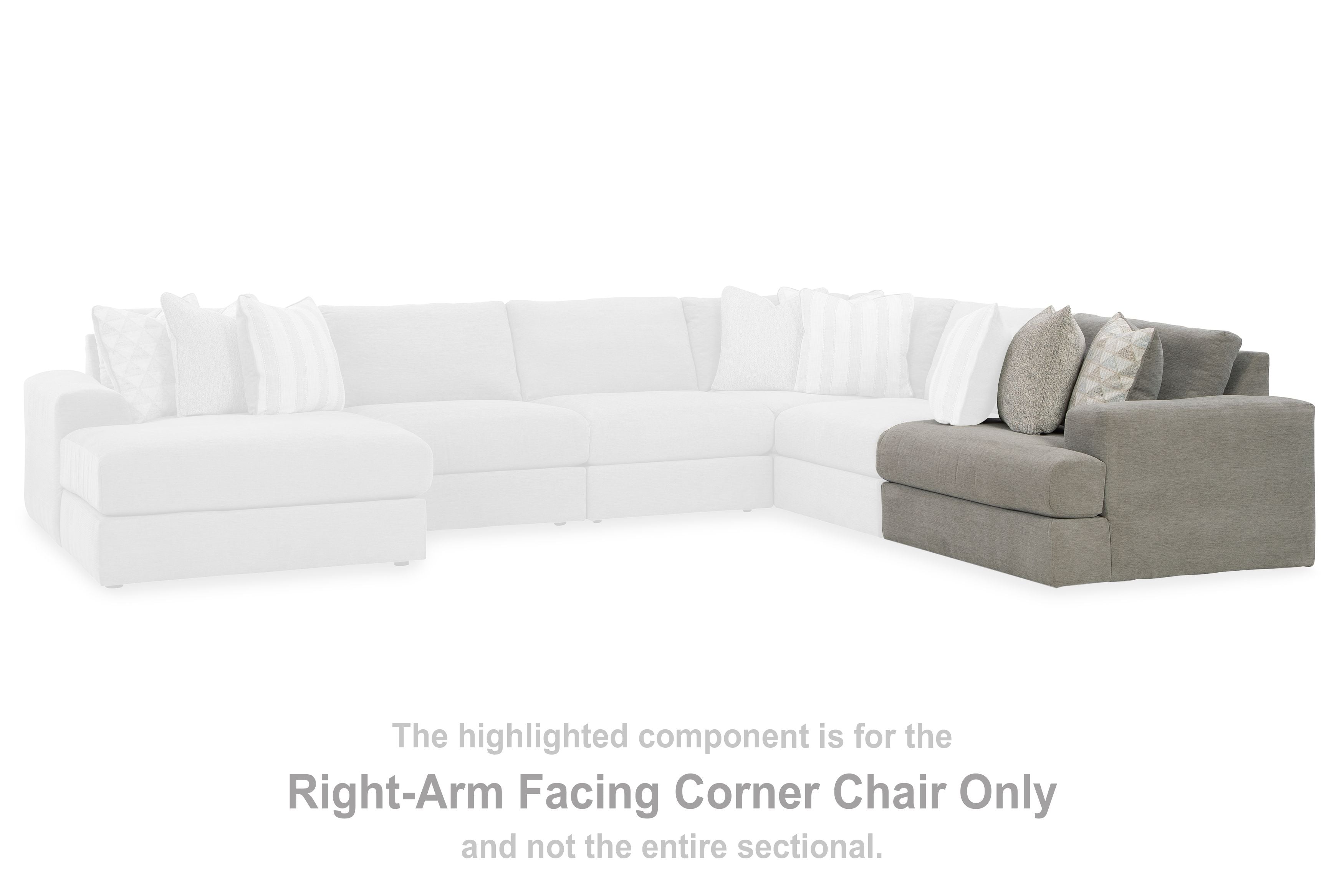 Avaliyah - Raf Corner Chair - Ash