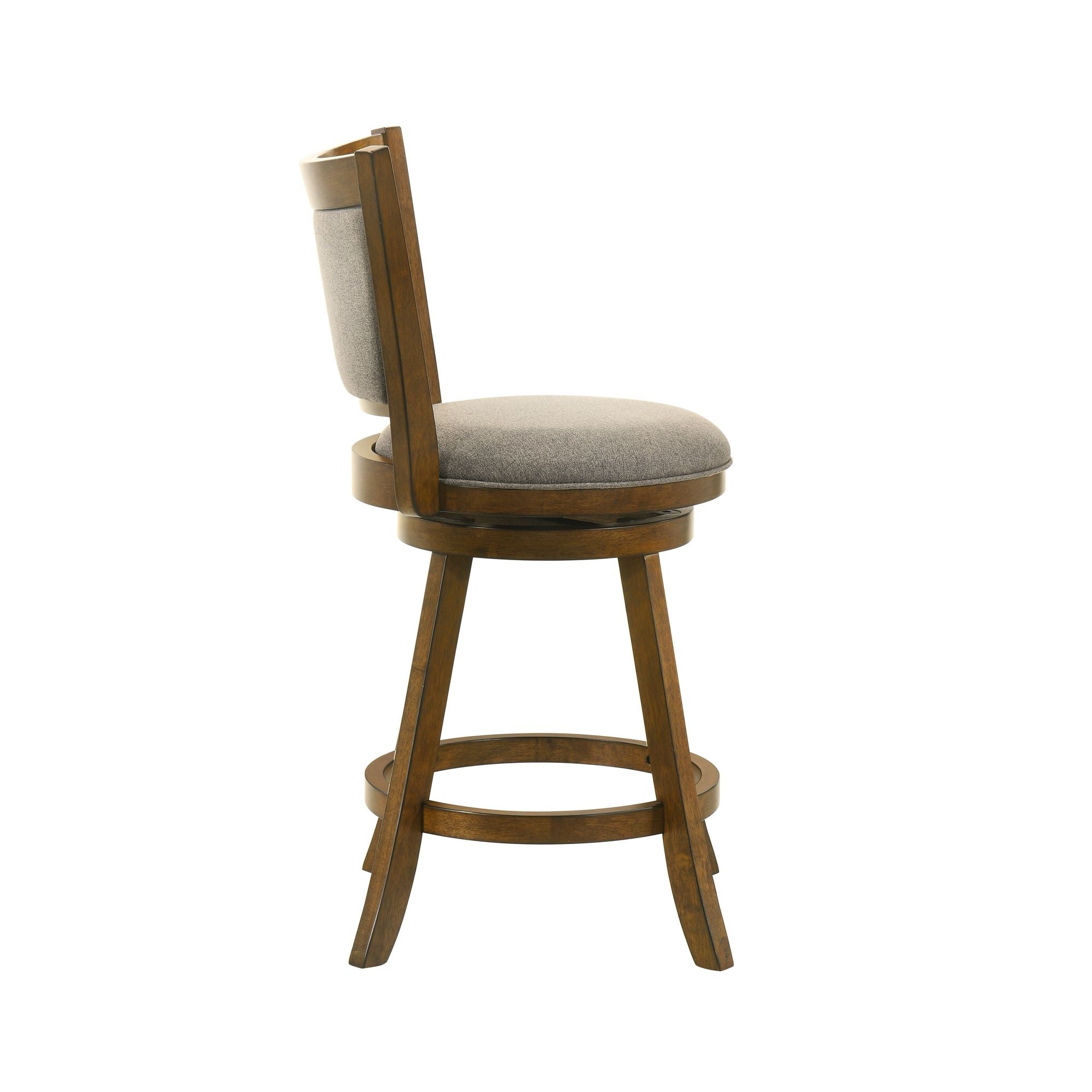 Aiden - Modern Farmhouse Swivel Wood Counter Height Kitchen Bar Stool