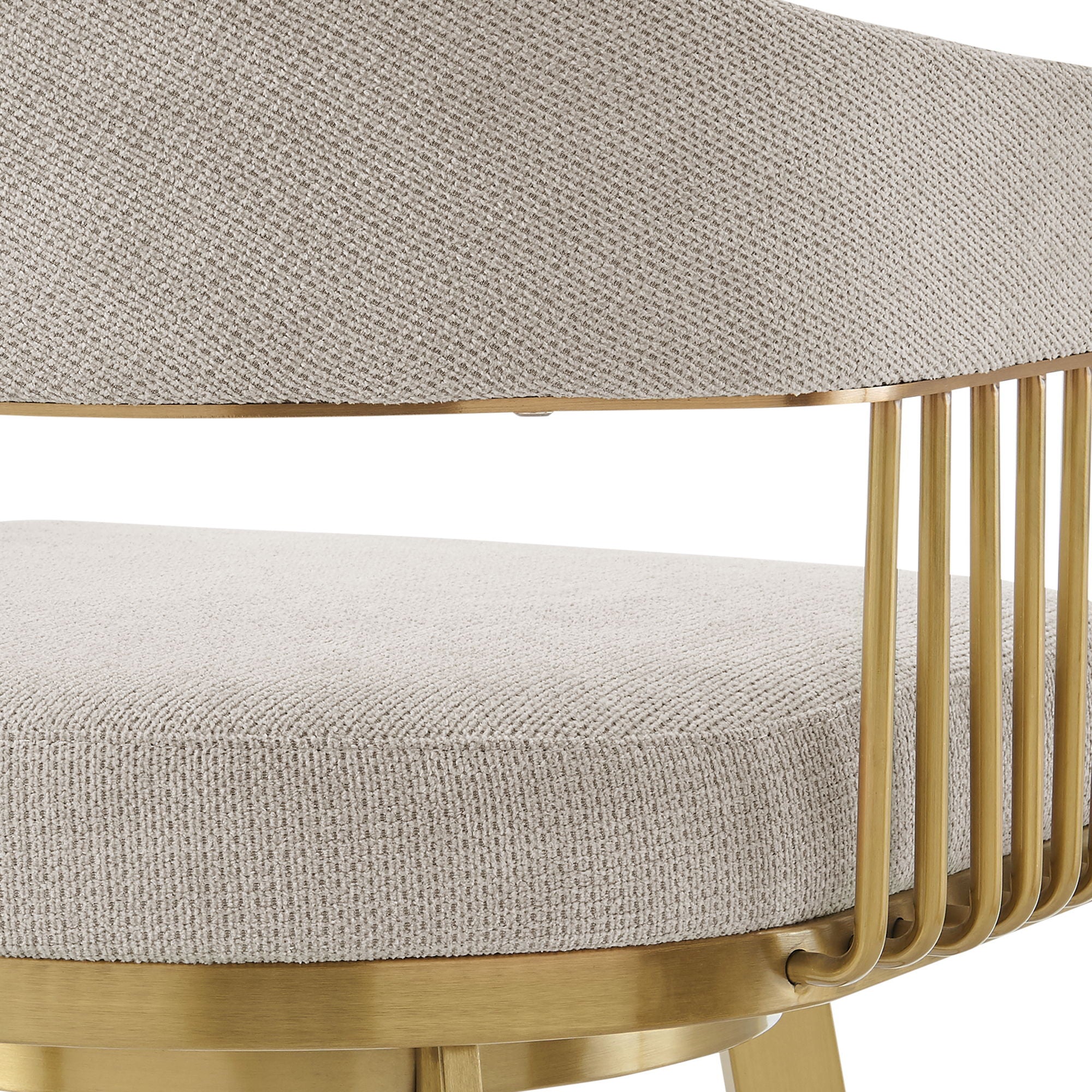 Chelsea - Swivel Fabric Stool