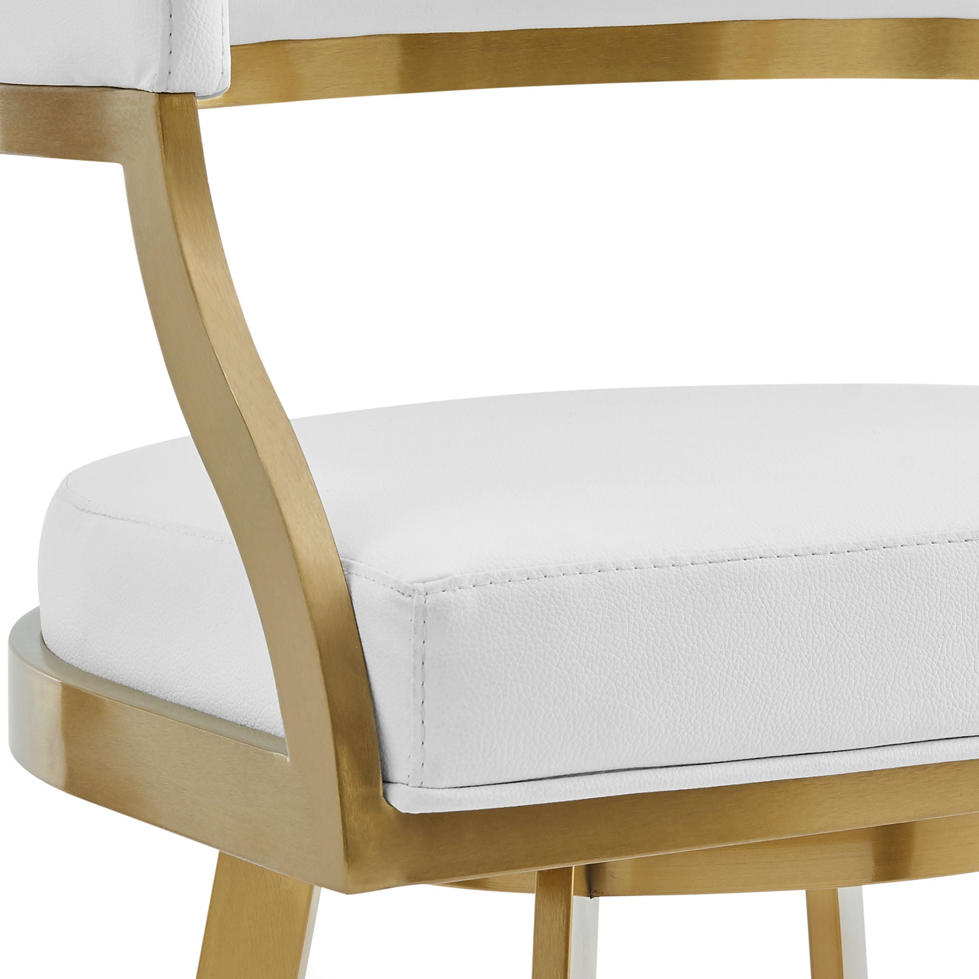Saturn - Swivel Stool - Gold Legs