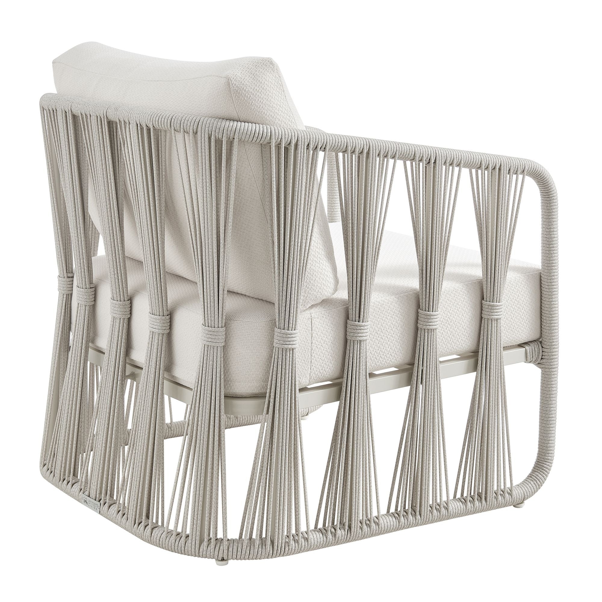 Breeze - Powder Coated Metal Outdoor Conversation Set With Cushions