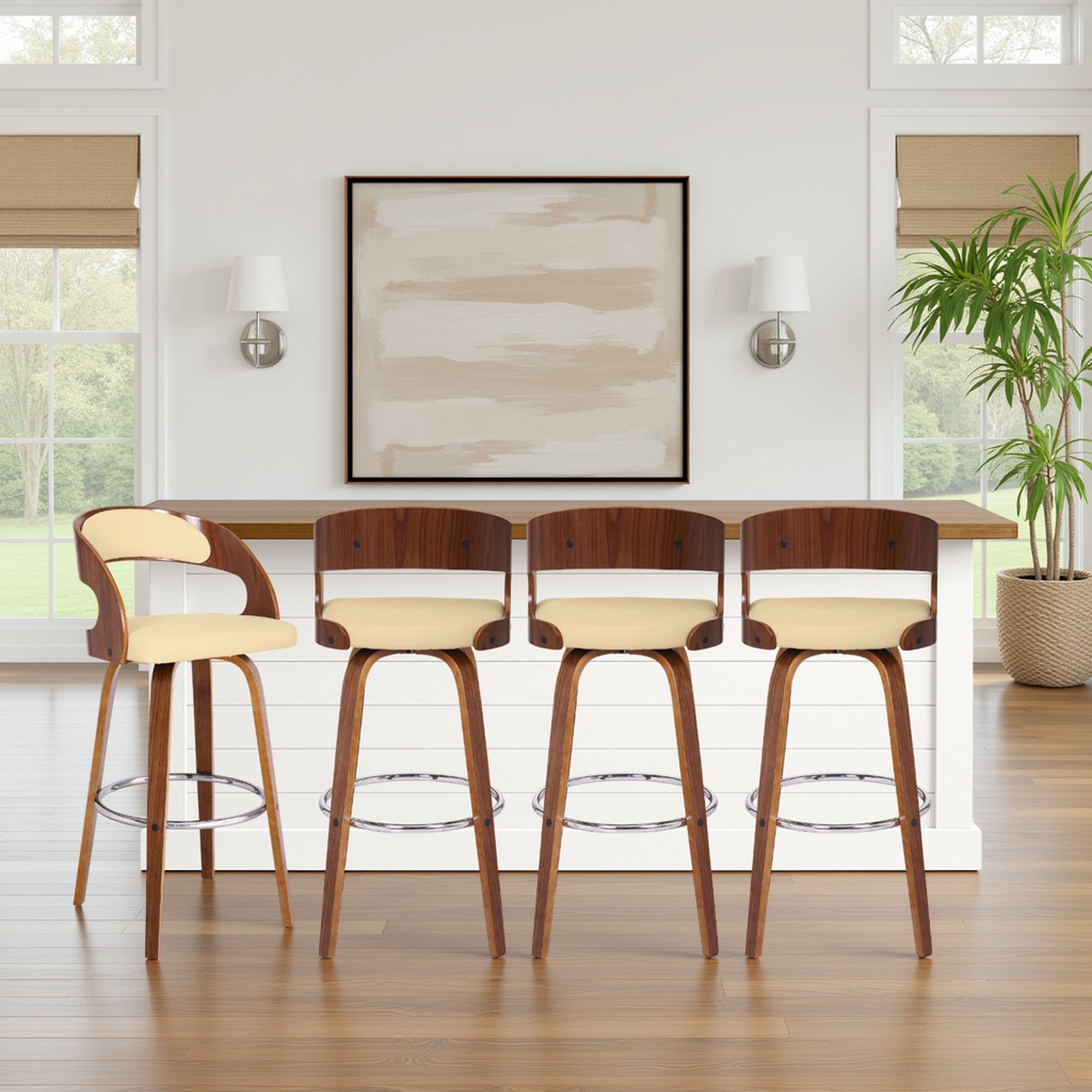 Shelly - 30" Bar Height Swivel Bar Stool