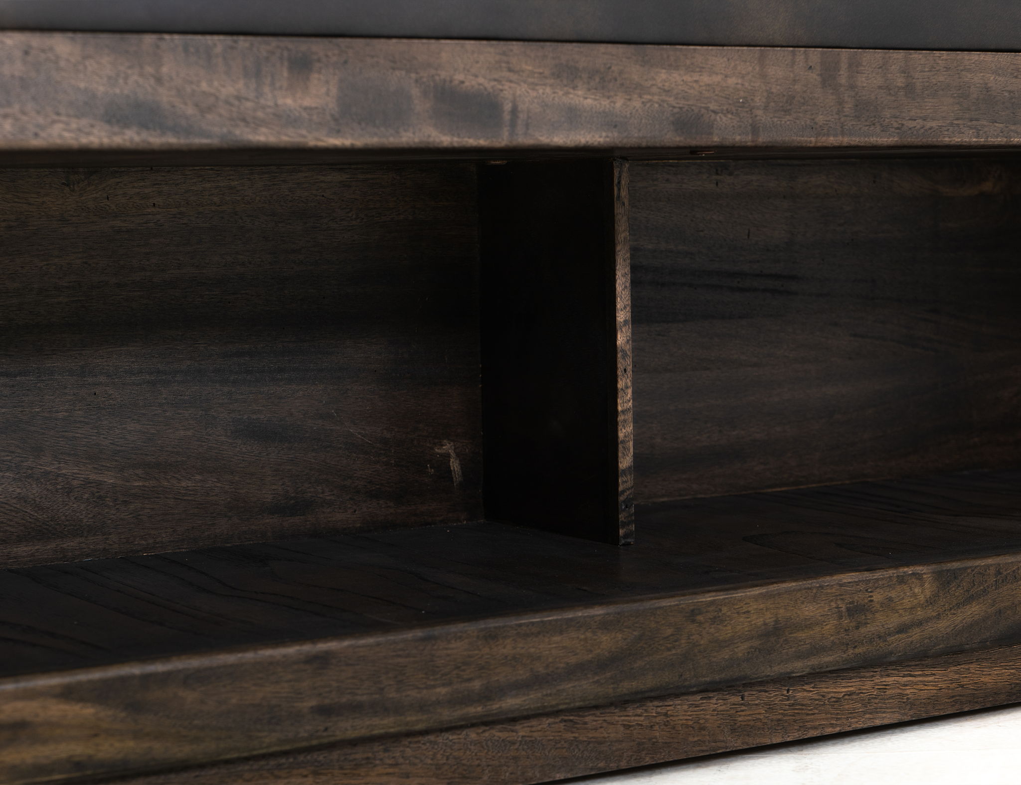 Balam - Wooden Bench With Cushioned Seat