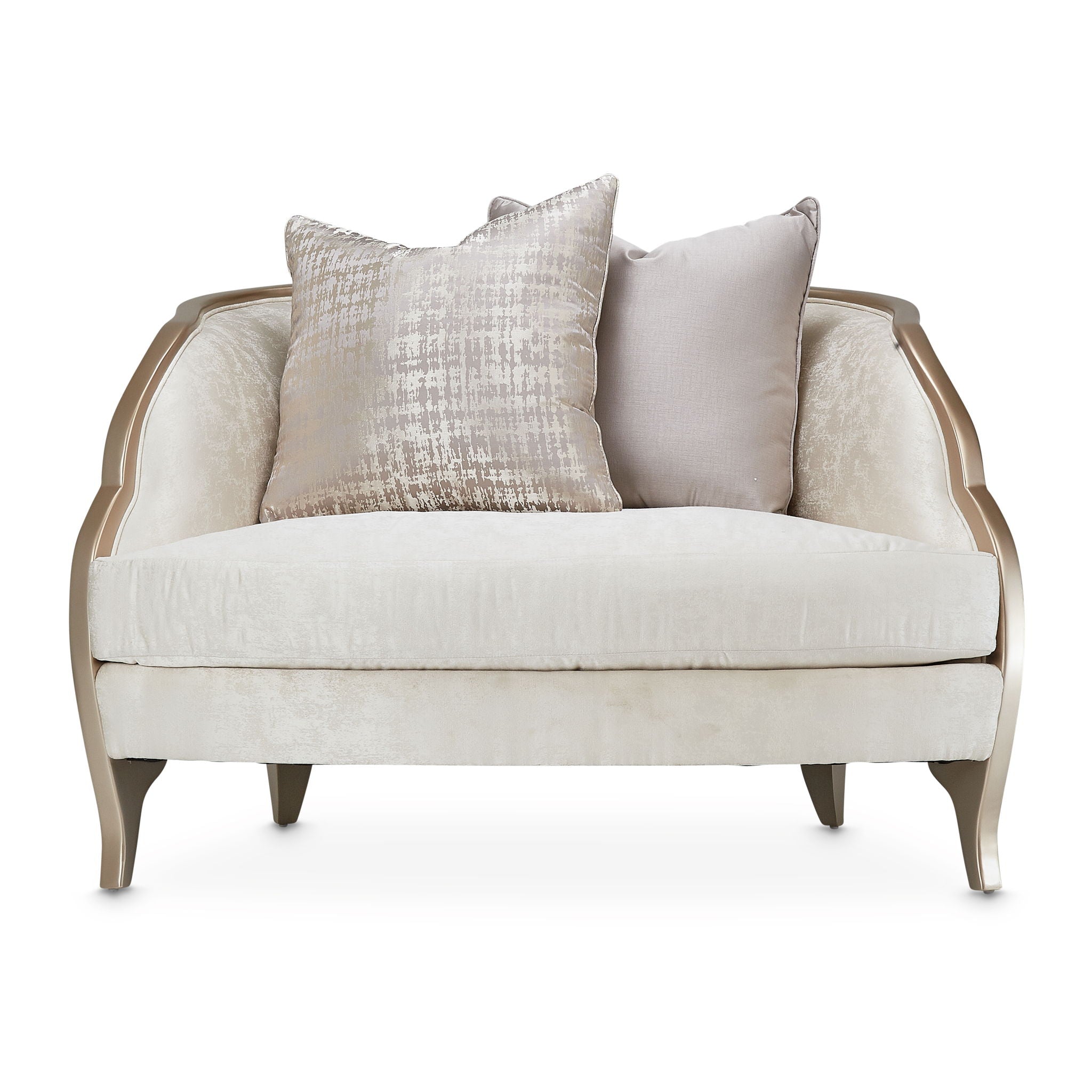 Malibu Crest - Chair And Half - Cloud White / Chardonnay