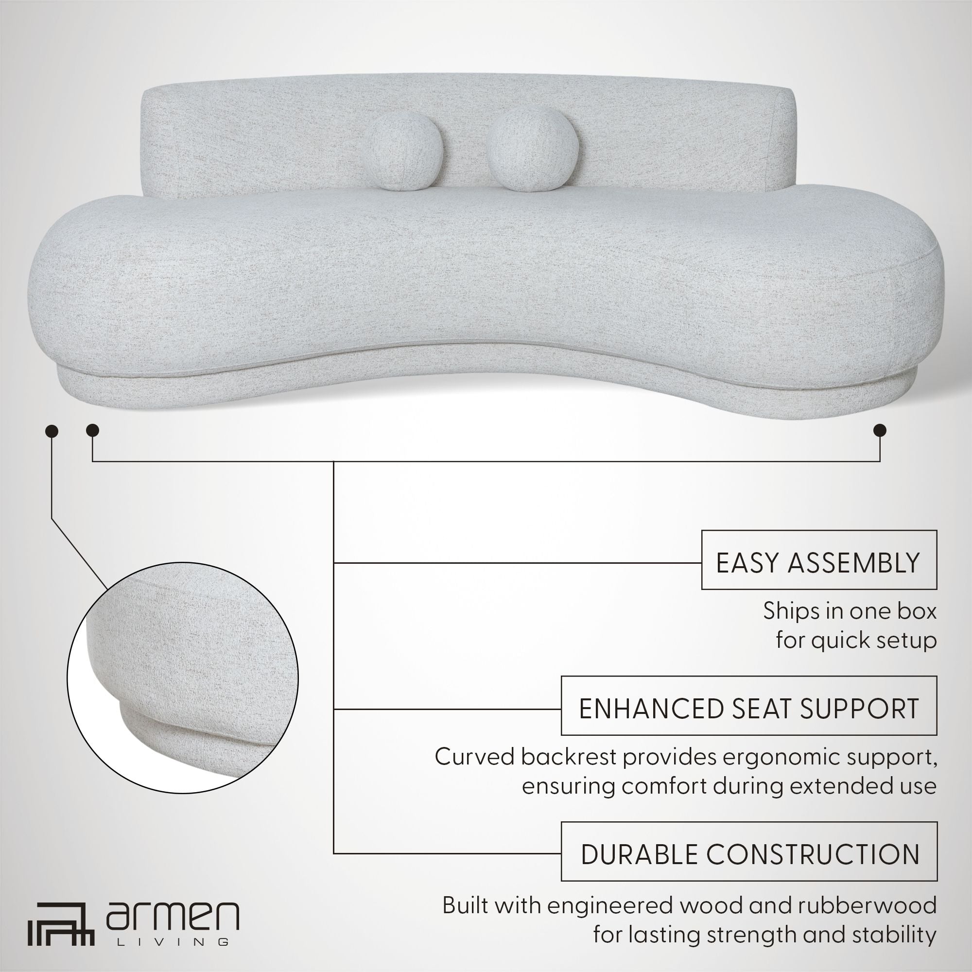 Oakland - 3-Seater Sofa