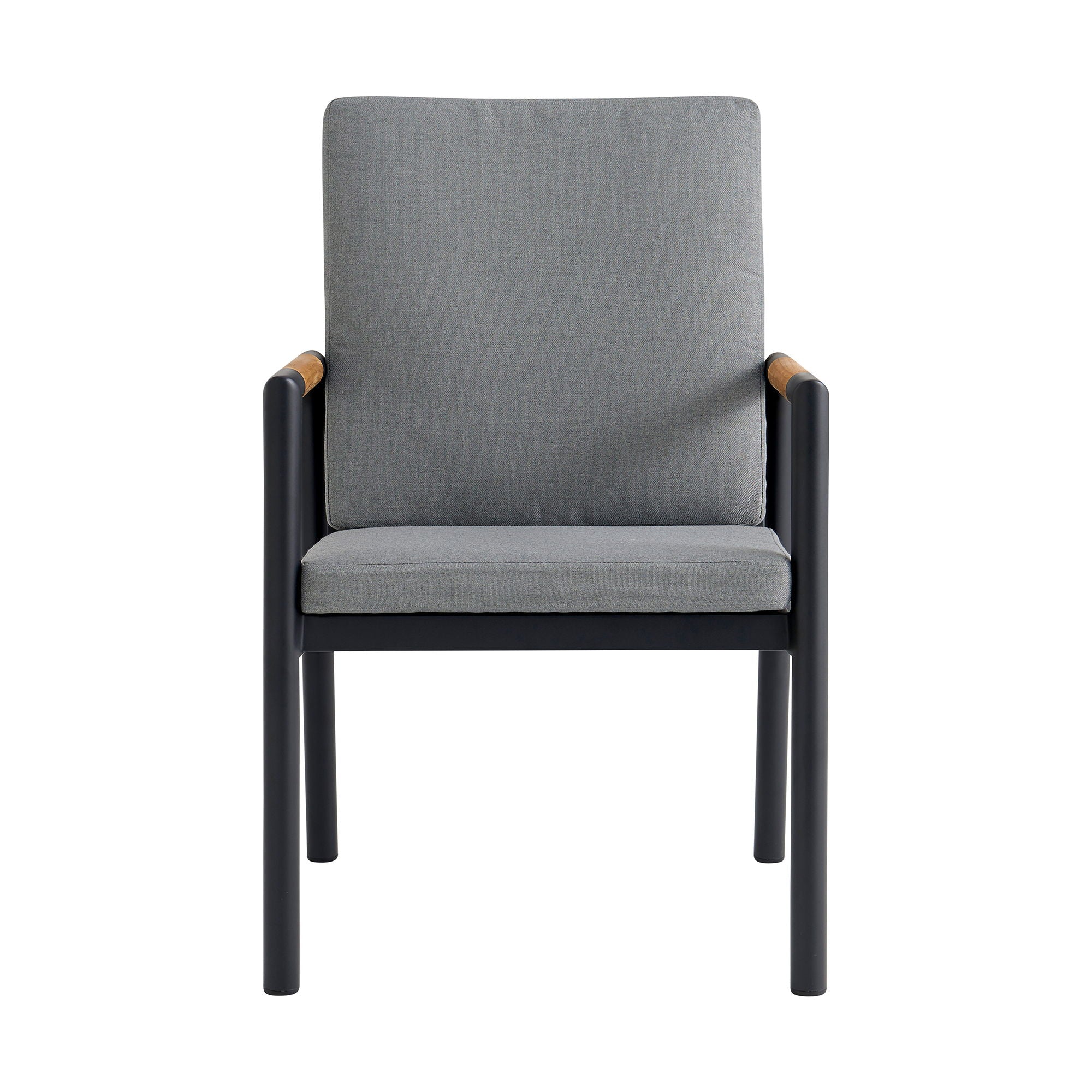 Royal - Aluminum And Teak Outdoor Dining Chair (Set of 2)