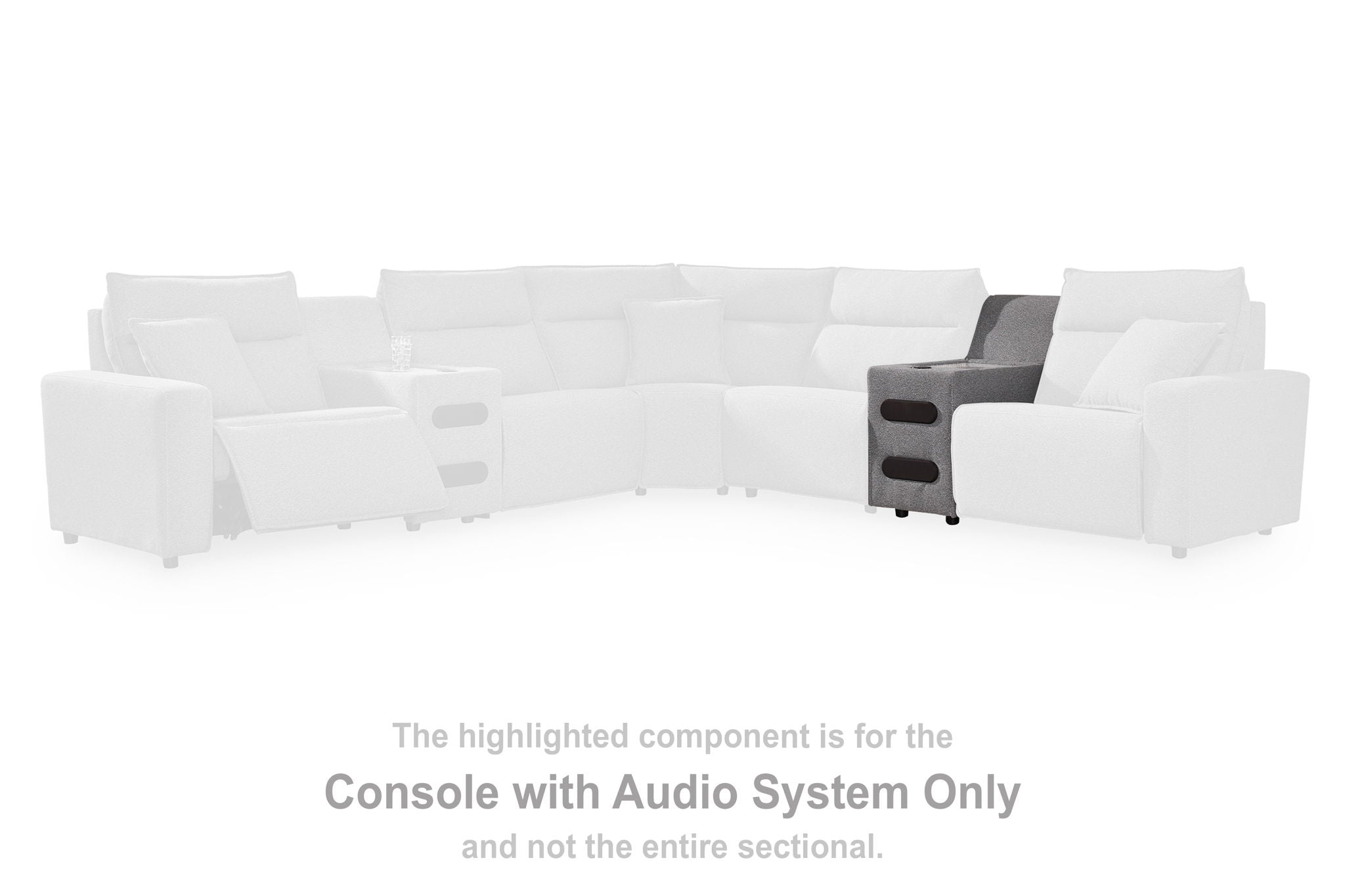Modmax II - Console With Audio System - Salt And Pepper