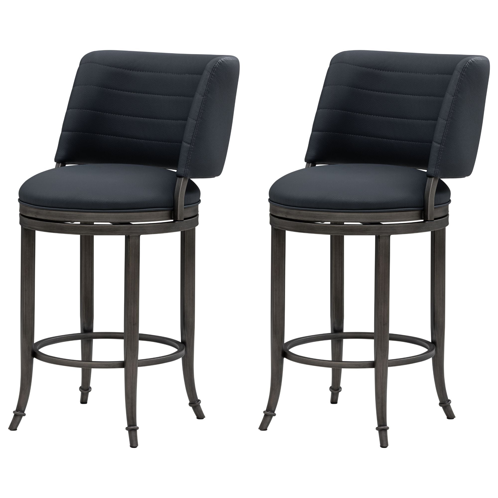 Torres - Upholstered Swivel Counter Height Barstool