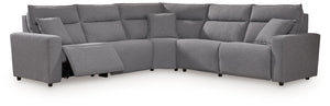 Modmax II - Reclining Sectional - Salt And Pepper