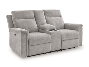 Barnsana - Dbl Power Reclining Loveseat With Console