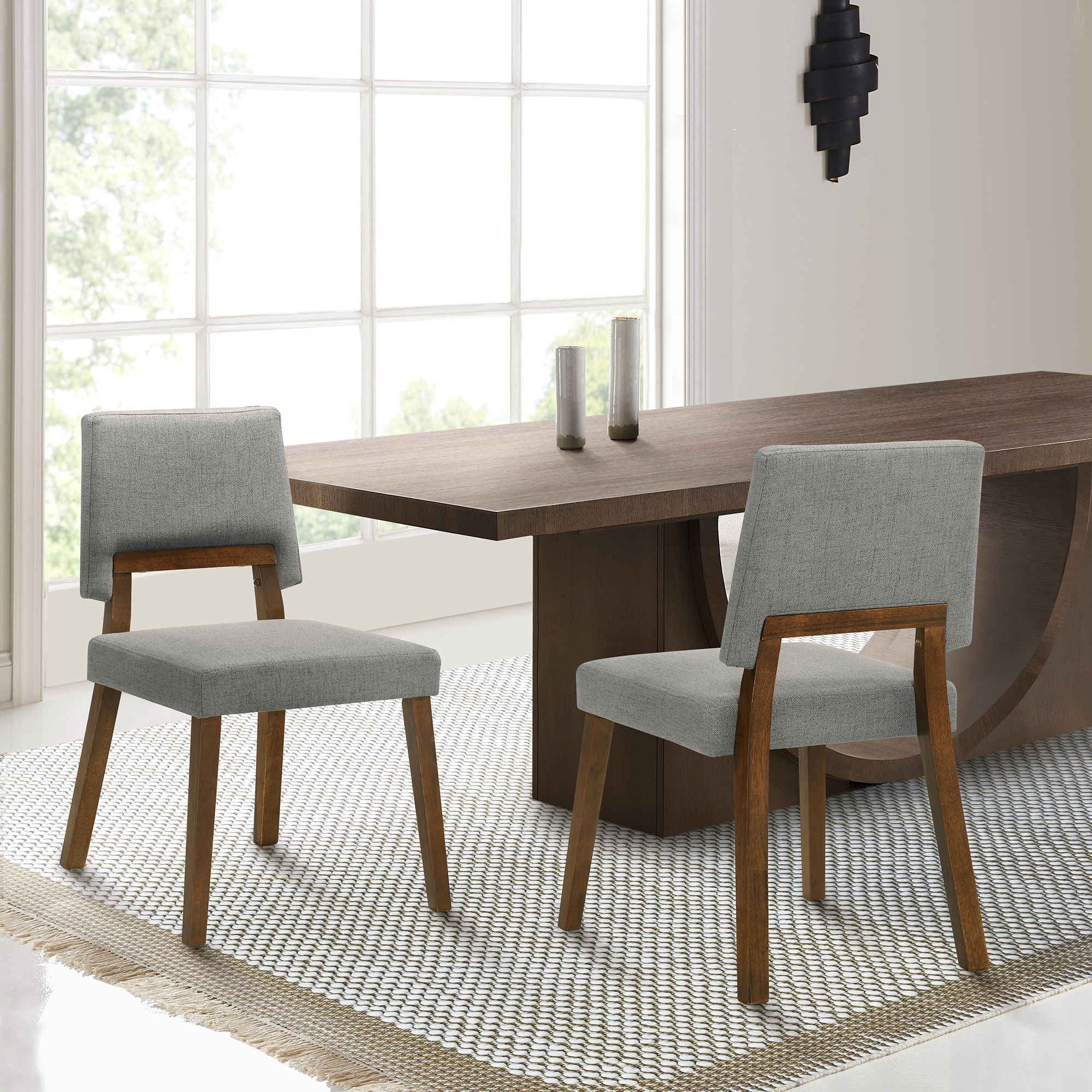 Channell - Dining Chair With Walnut Frame