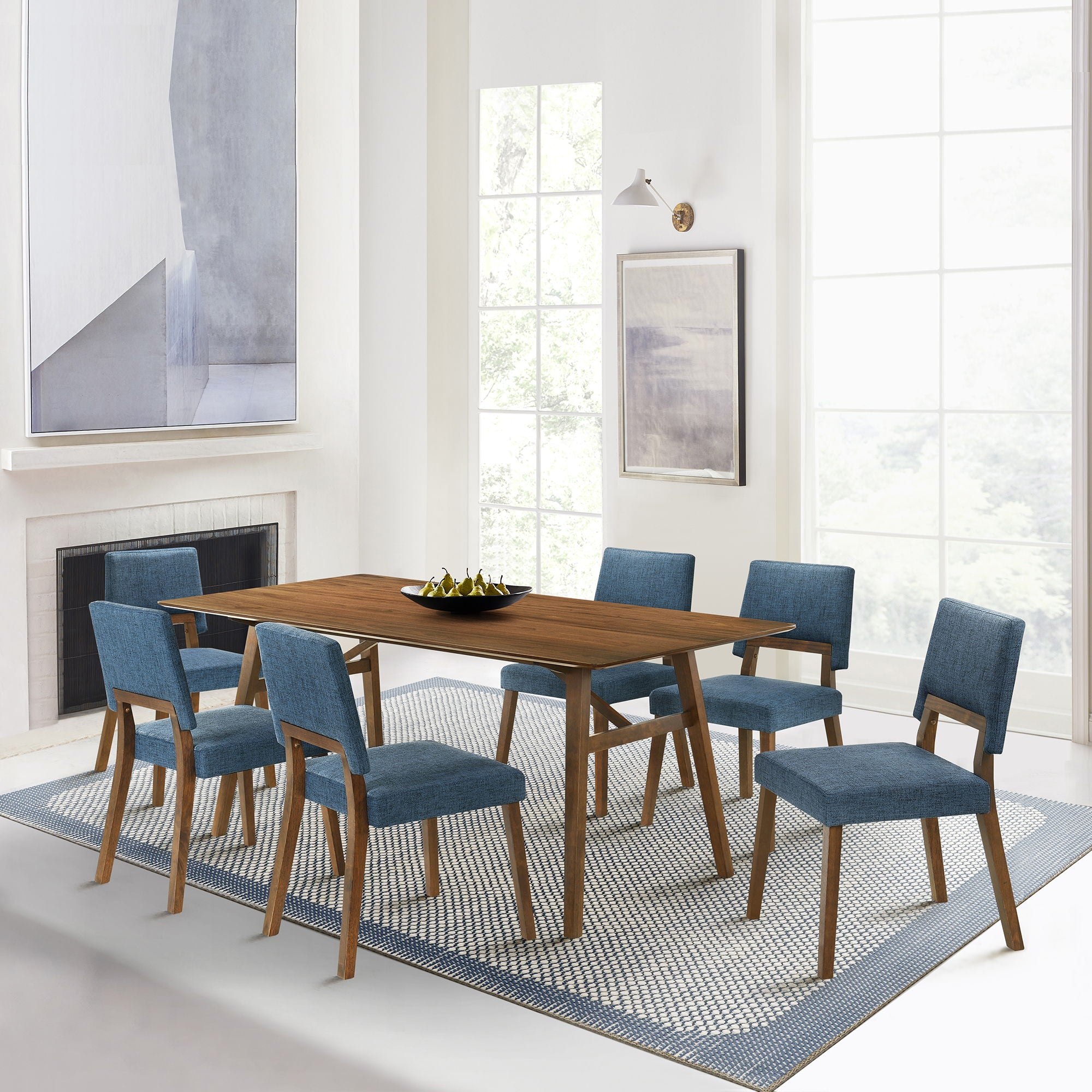 Channell - Dining Chair With Walnut Frame