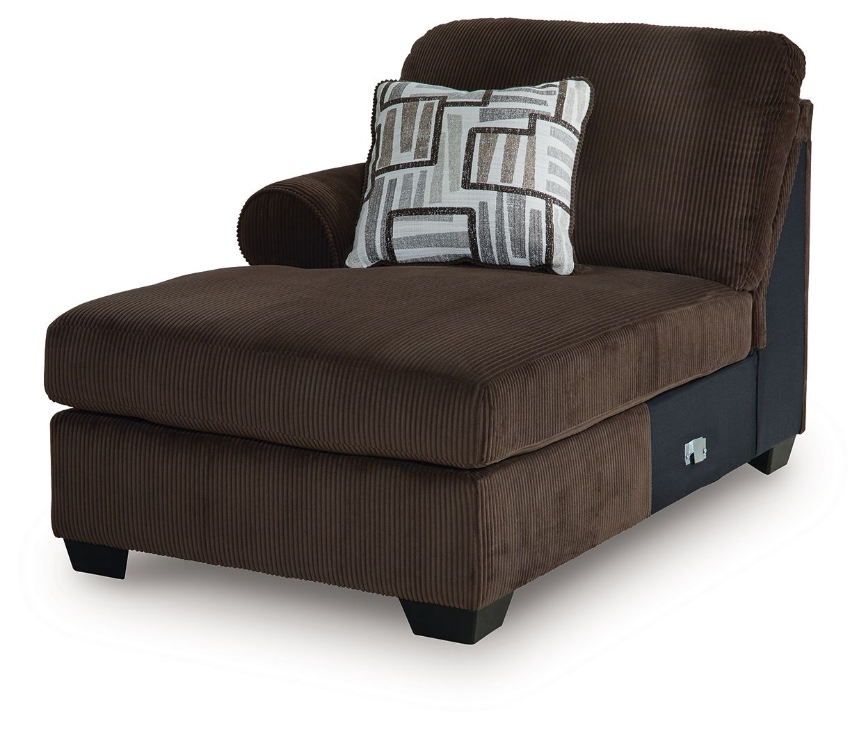 Kimlee - LAF Corner Chaise - Chocolate