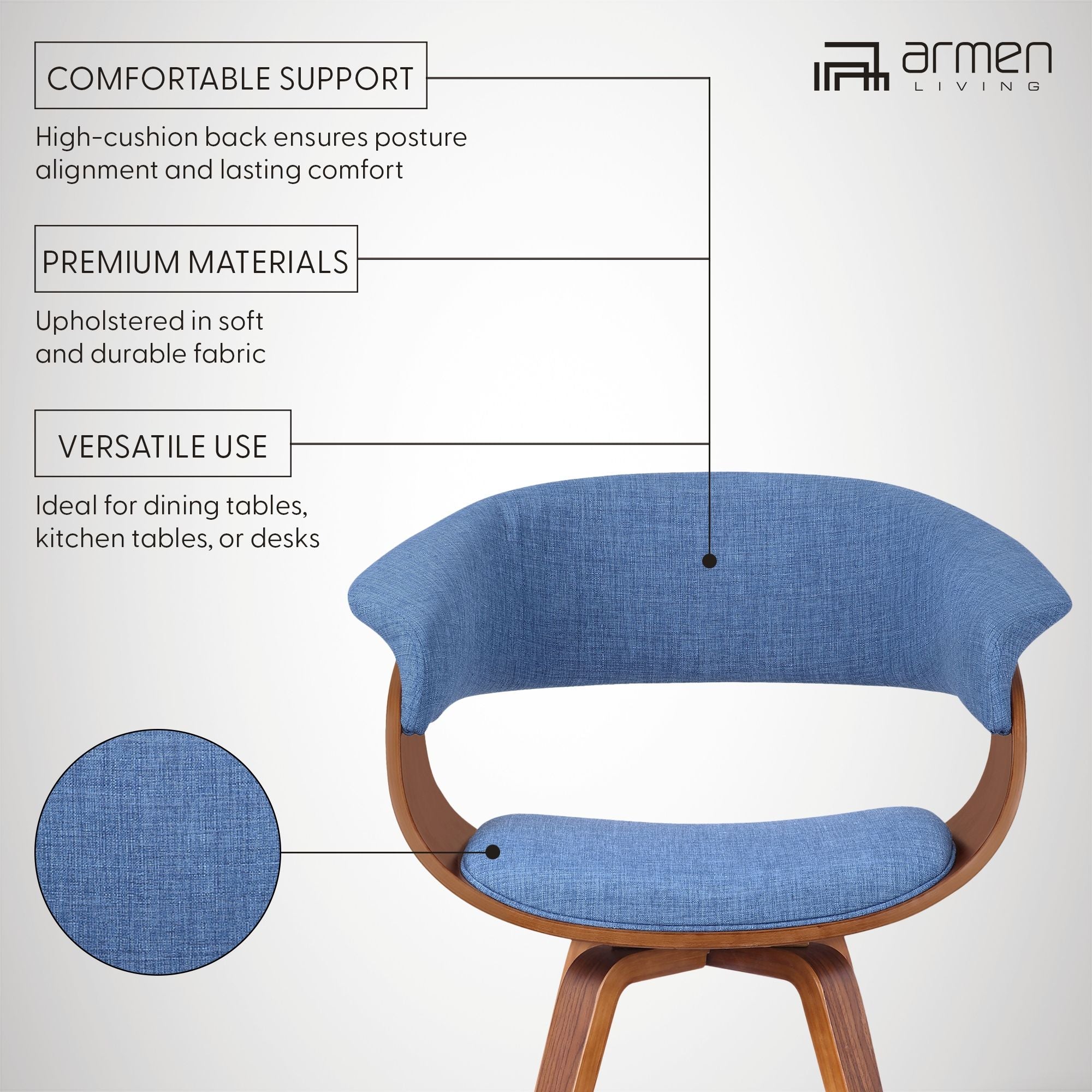 Summer - Modern Chair - Walnut Wood