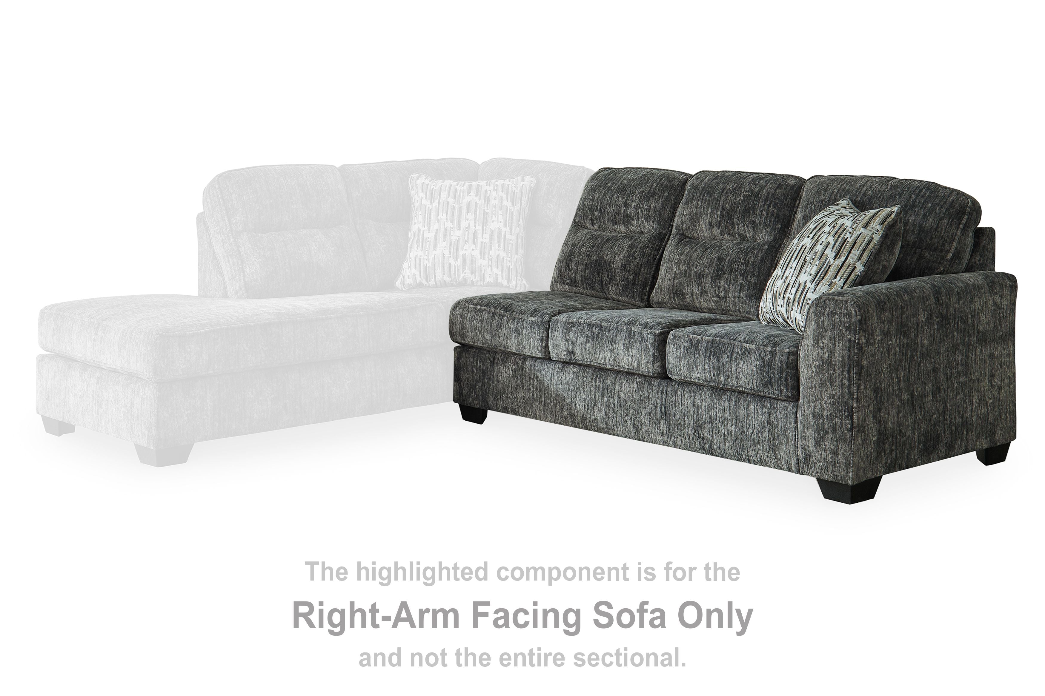 Lonoke - Raf Sofa - Gunmetal