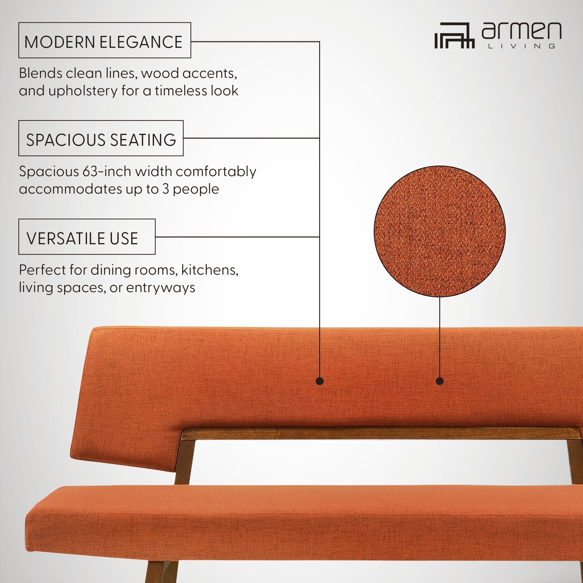 Channell - Wood Dining Bench