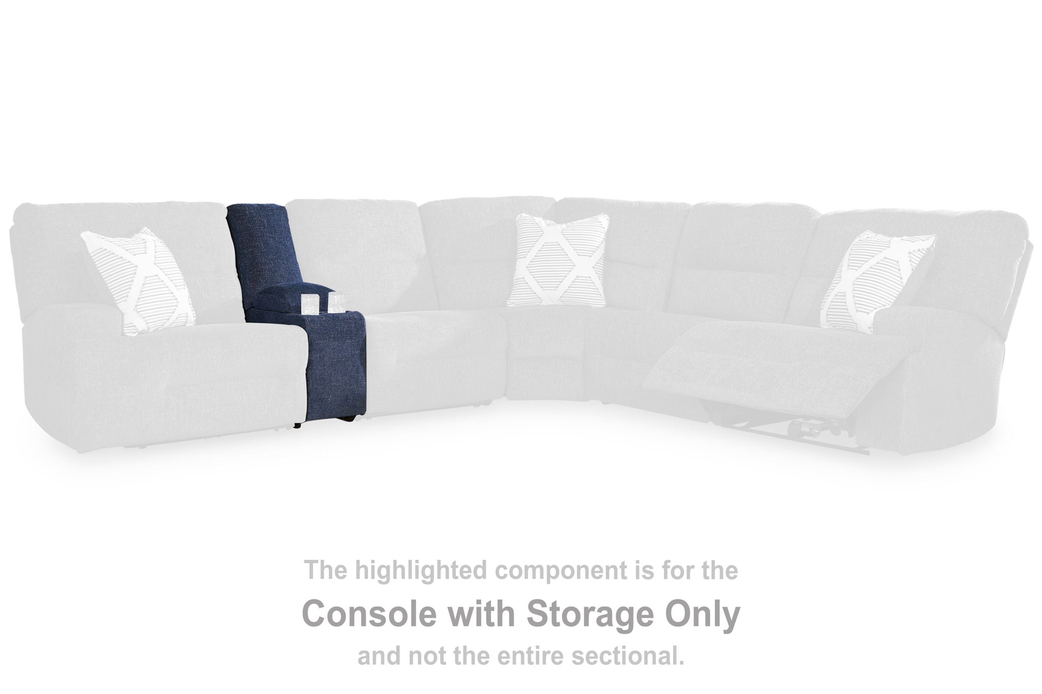 Acklen Place - Console With Storage - Navy