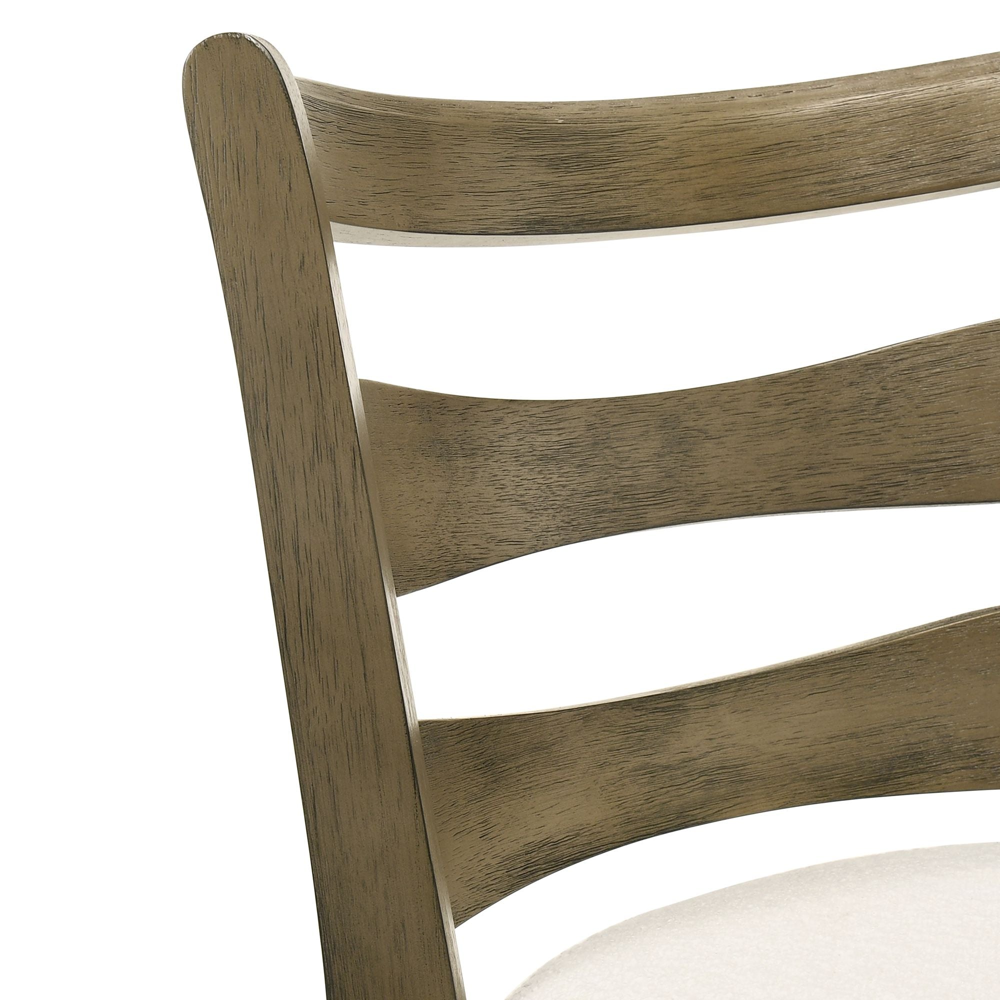 Melindra - Modern Farmhouse Swivel Wood Counter Height Kitchen Bar Stool