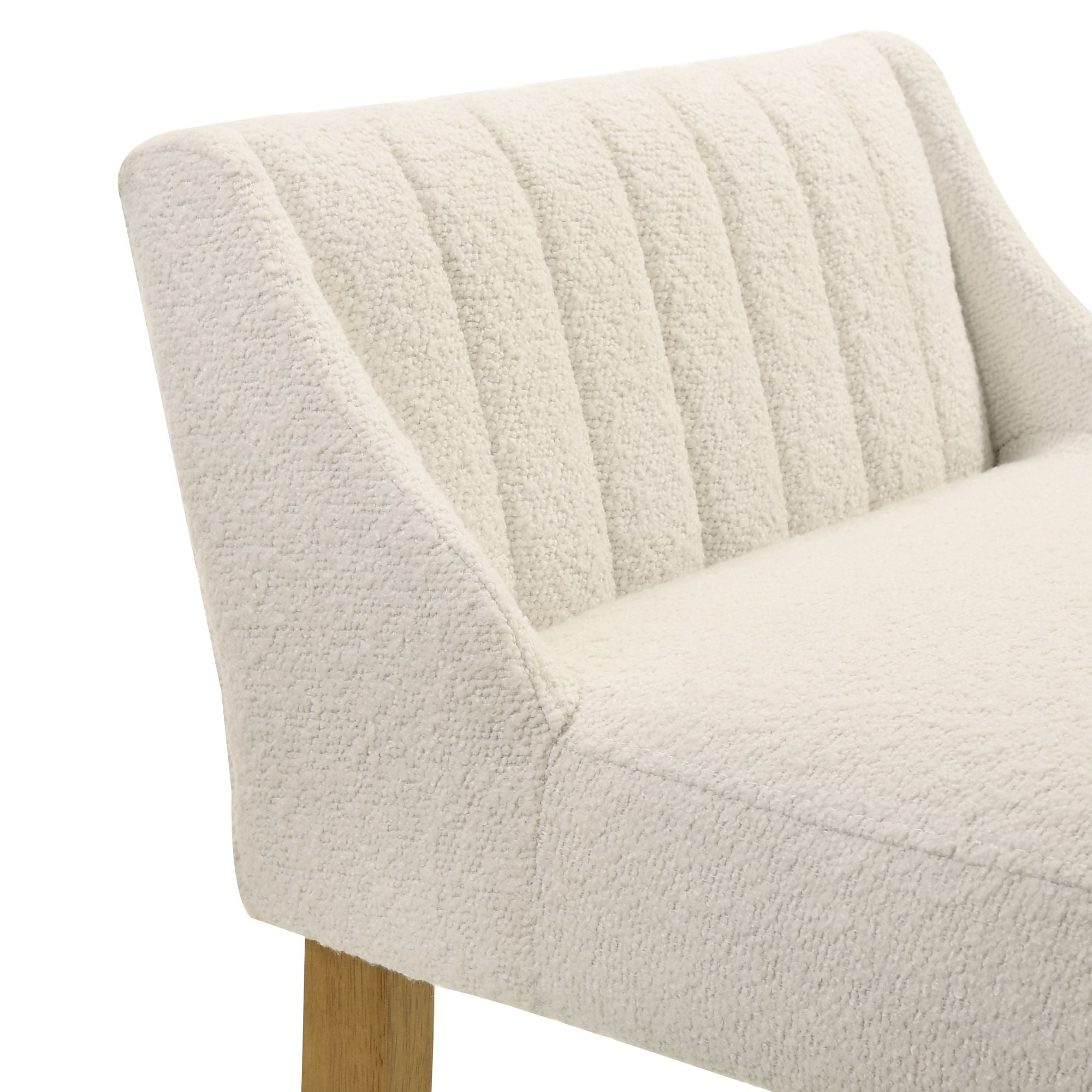Fauna - Modern Transitional Wood Counter Height Kitchen Bar Stool