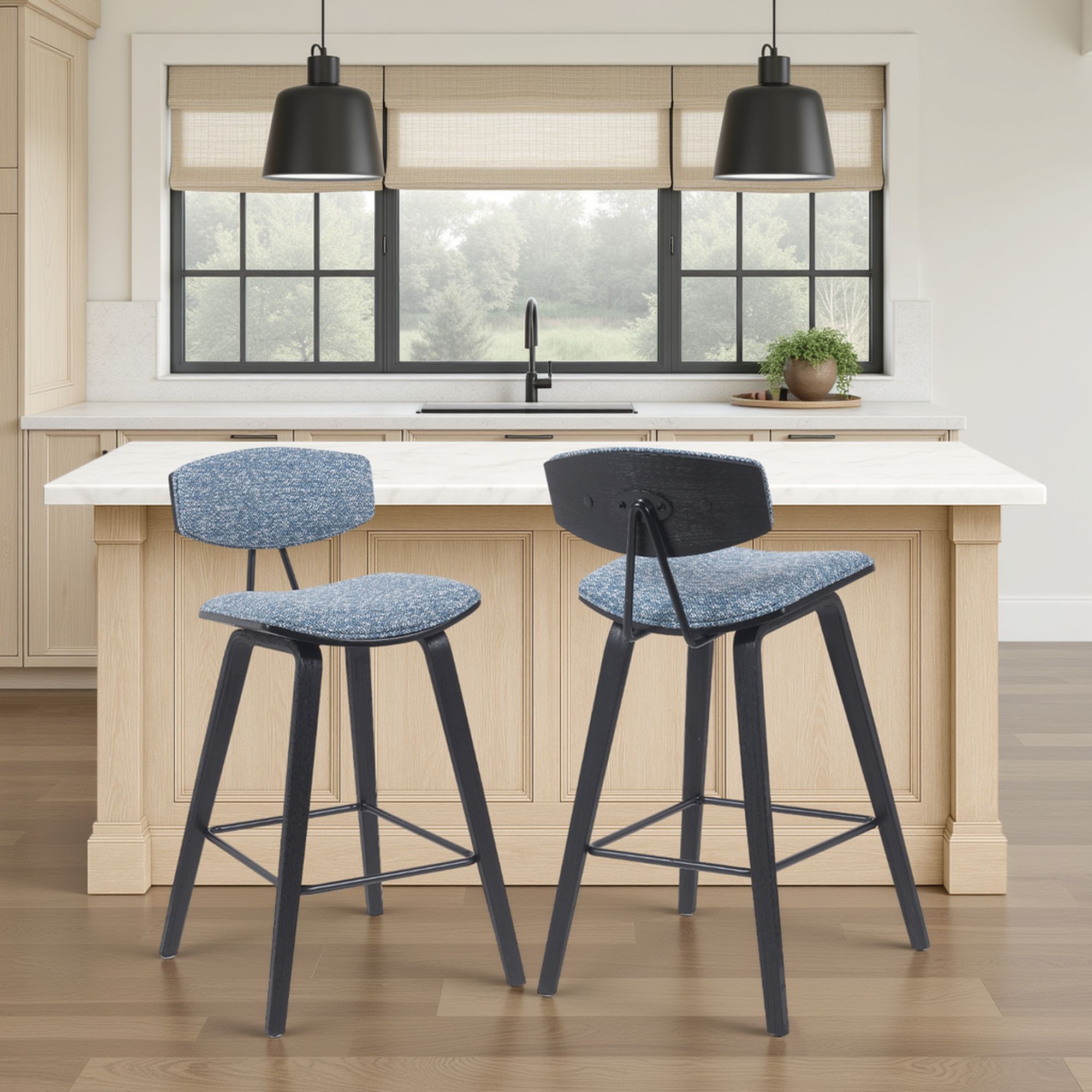 Fox - Mid-Century Modern Counter Stool