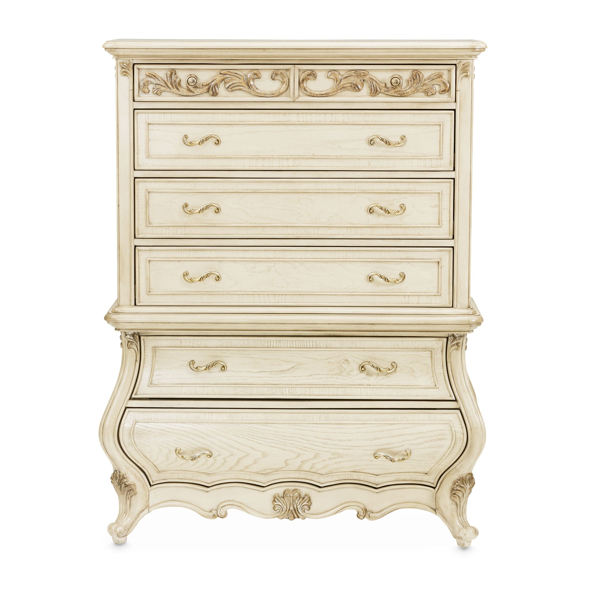 Platine de Royale - 6-Drawer Chest - Champagne