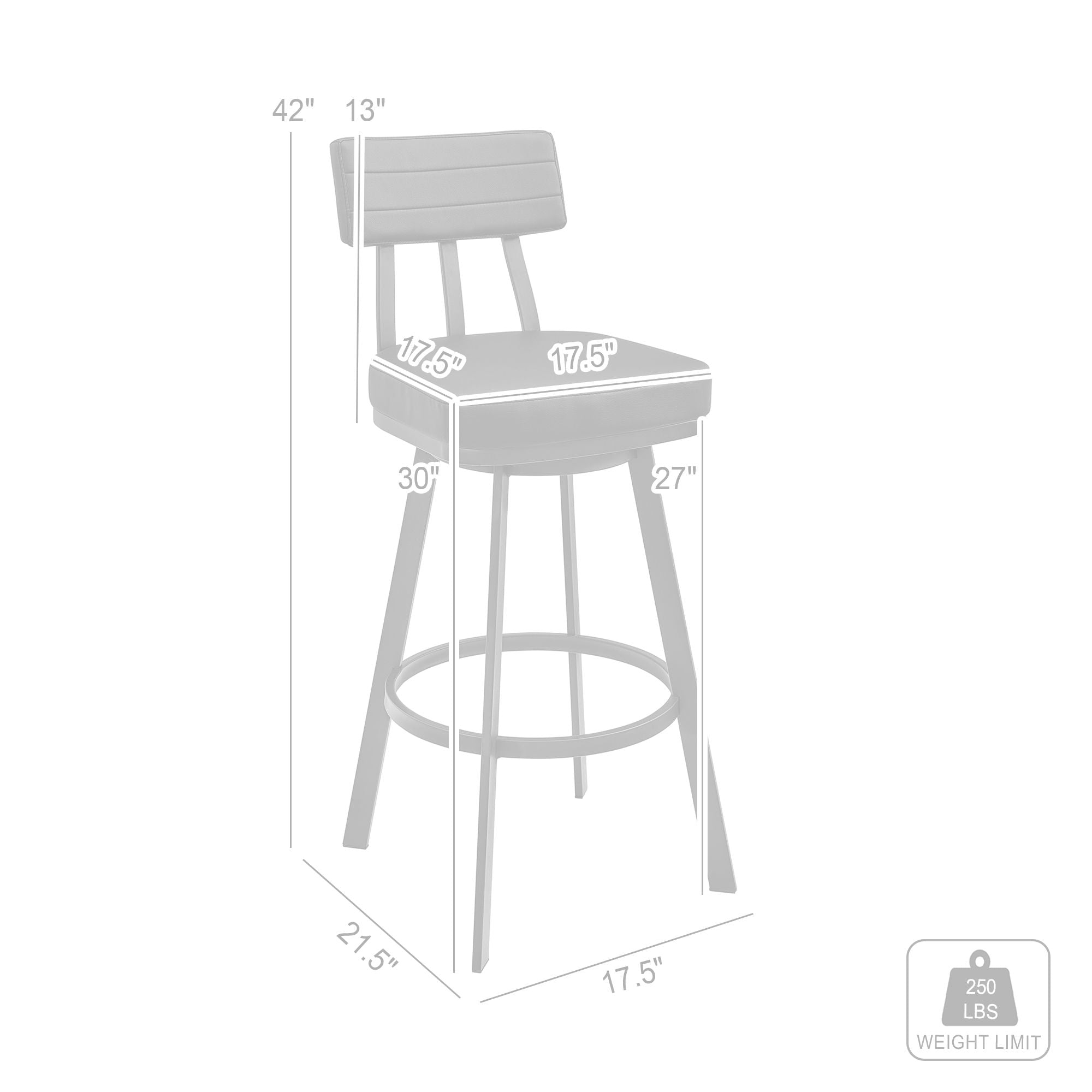 Jinab - Swivel Bar Stool