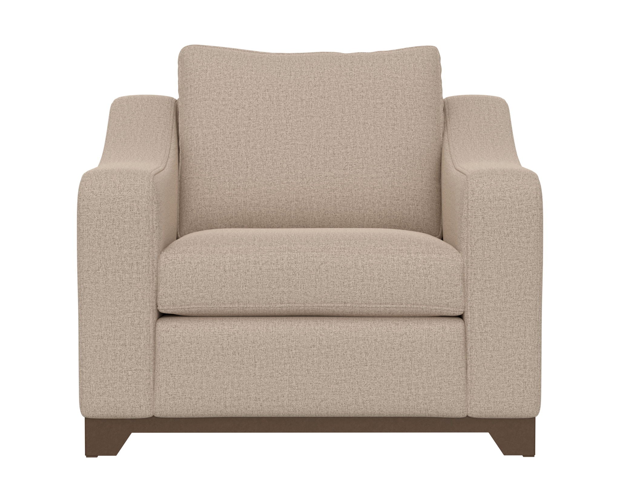 Natural Parota - Armchair - Capuccino Brown