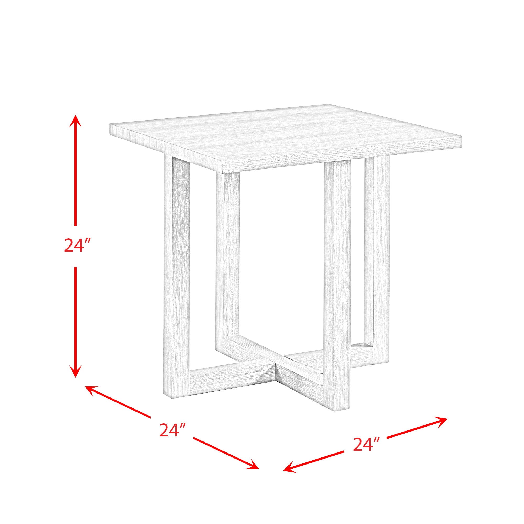 Uster - 2 Piece Occasional Set (Coffee Table And End Table) - Light Gray