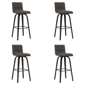 Vienna - 30" Swivel Bar Stool - Black Wood