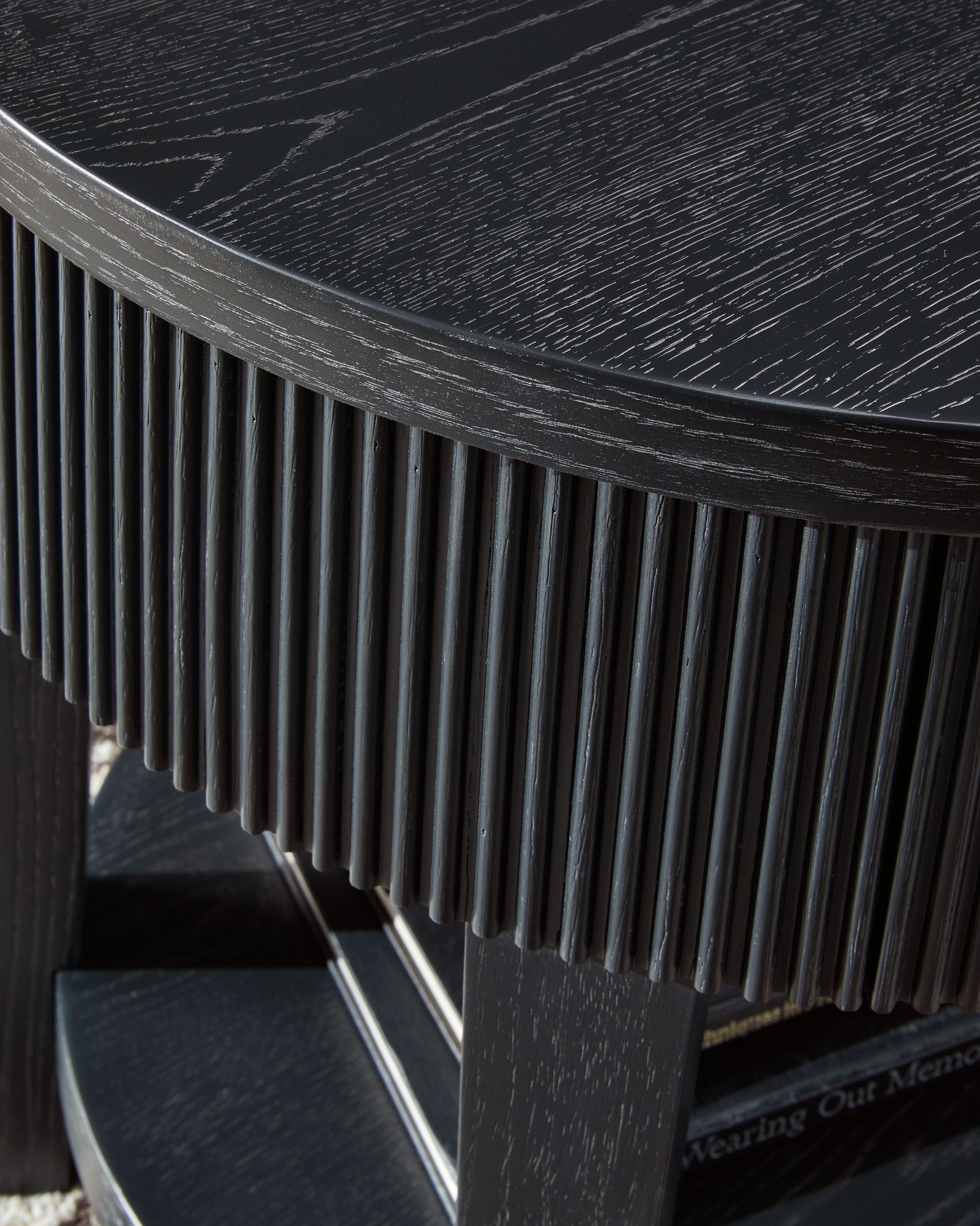 Marstream - Round End Table - Black