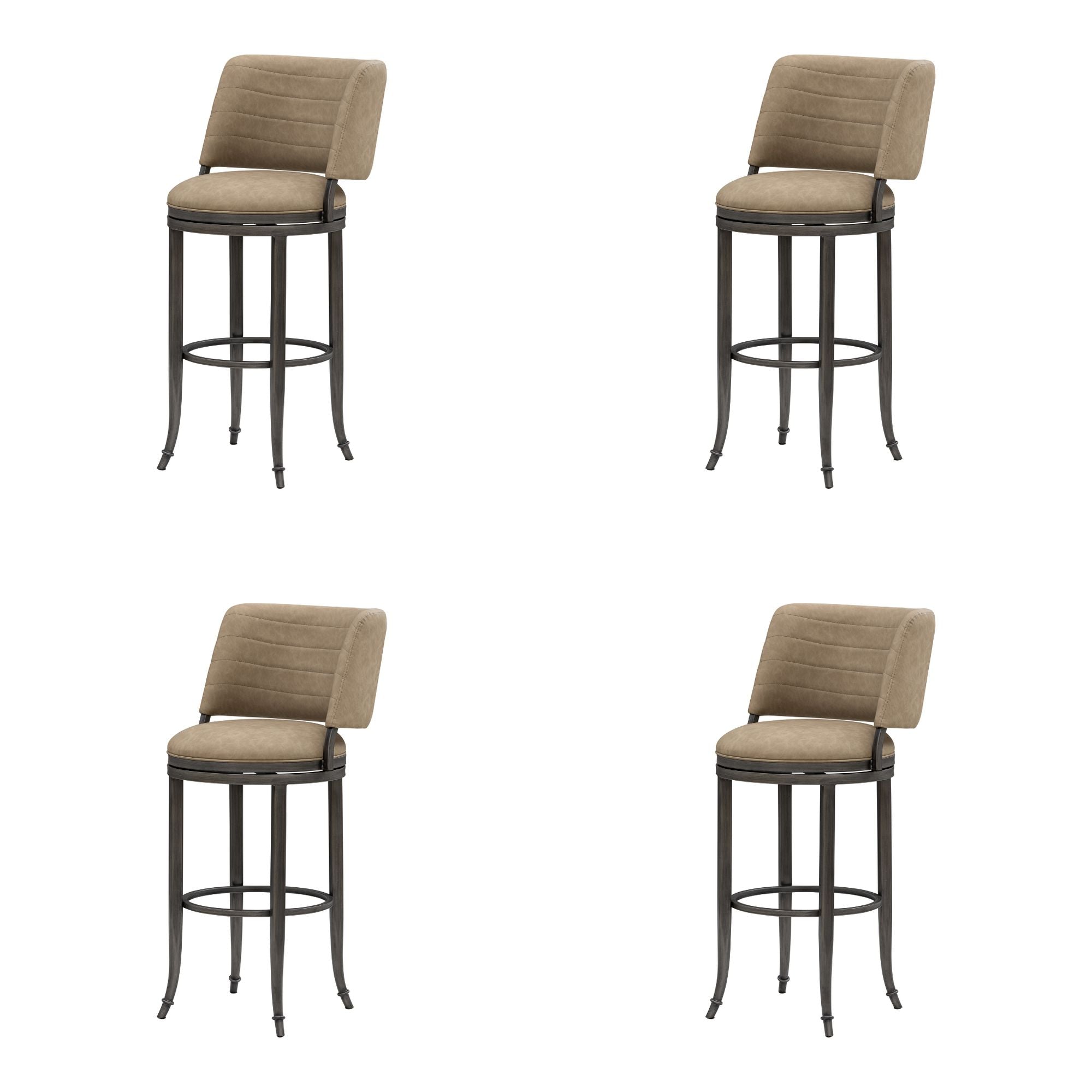 Torres - Upholstered Swivel Barstool