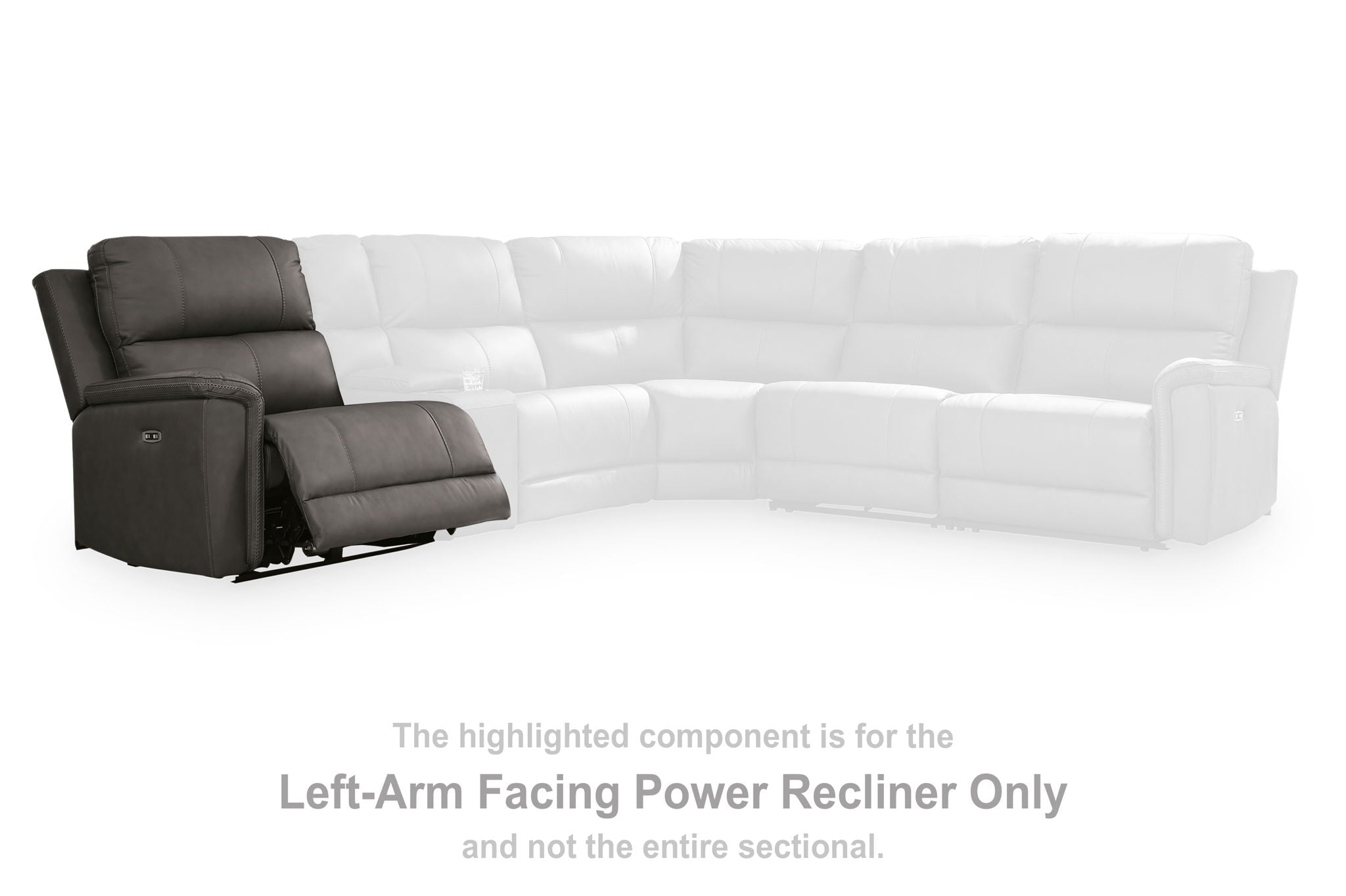 Bleckley - LAF Zero Wall Power Recliner - Anchor