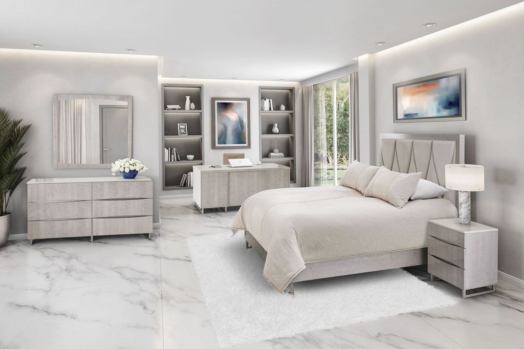 Marin - Desk - Greige