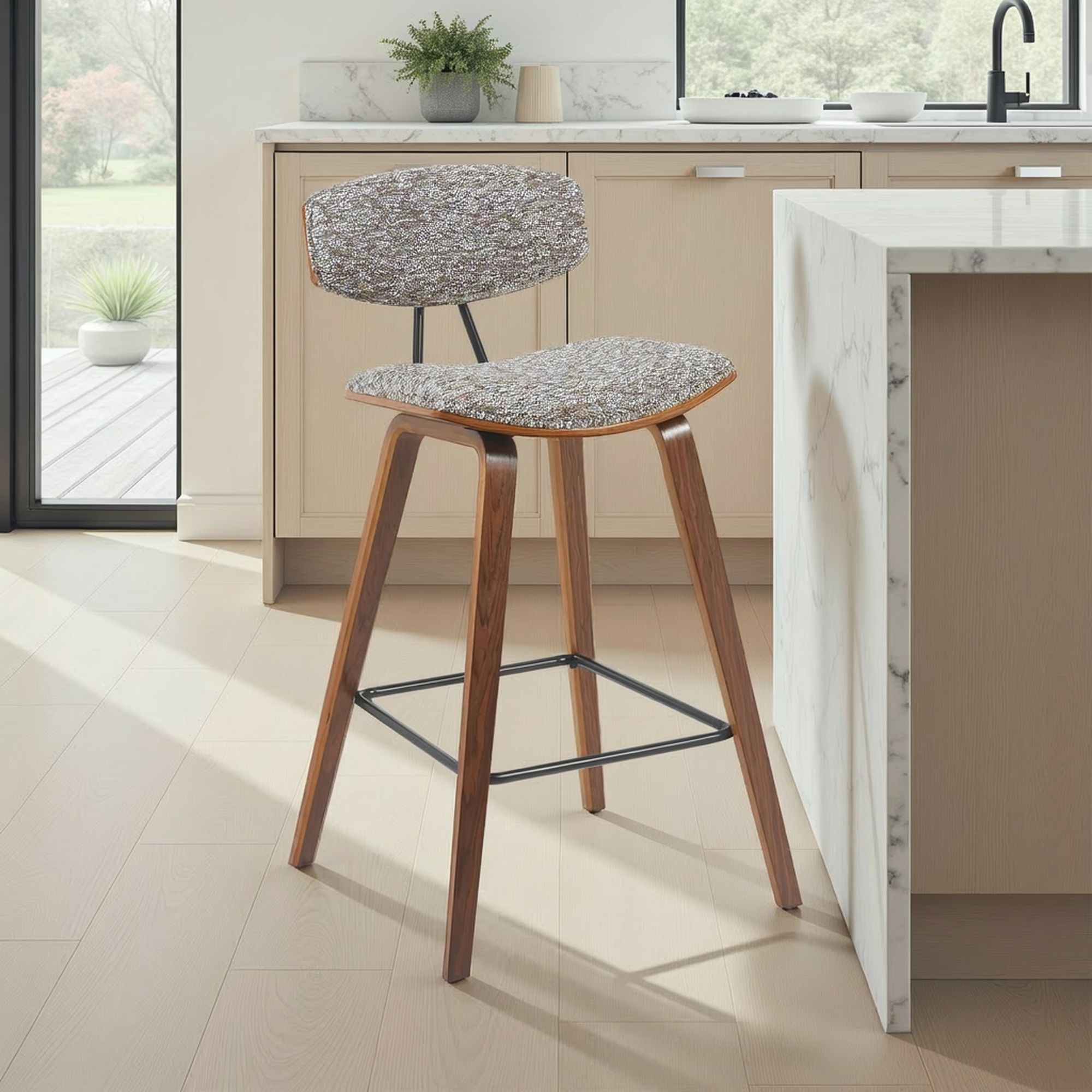 Fox - Mid-Century Counter Stool