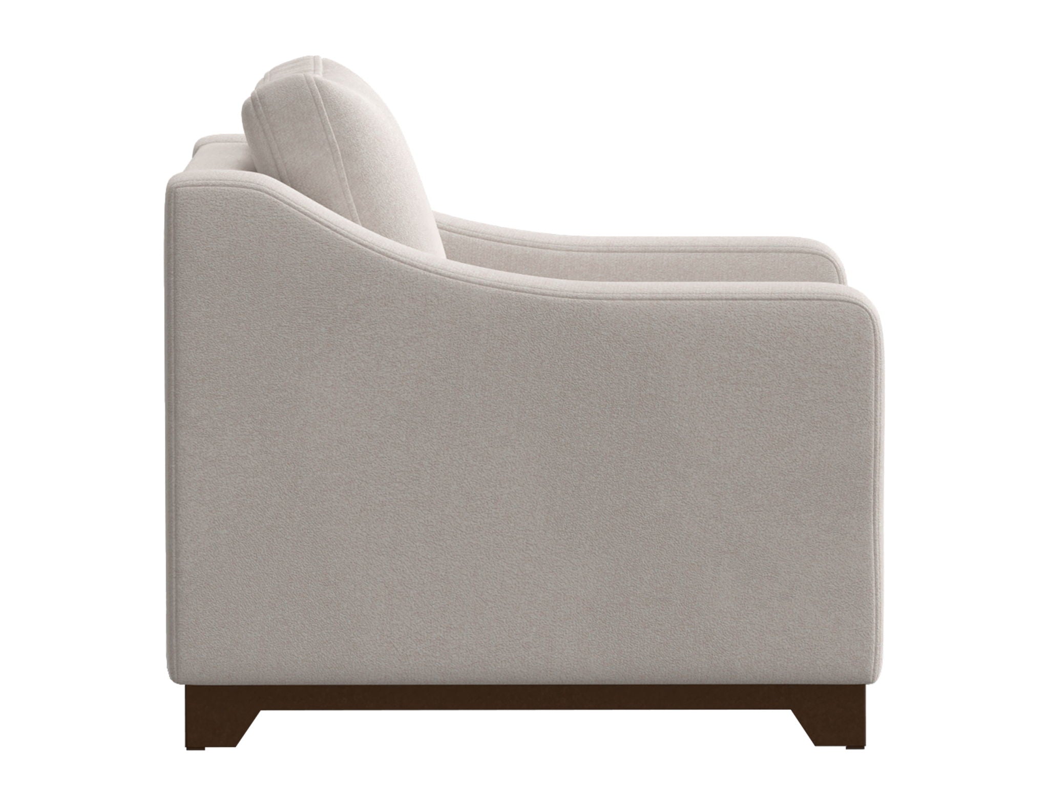 Natural Parota - Armchair - Mink Withe