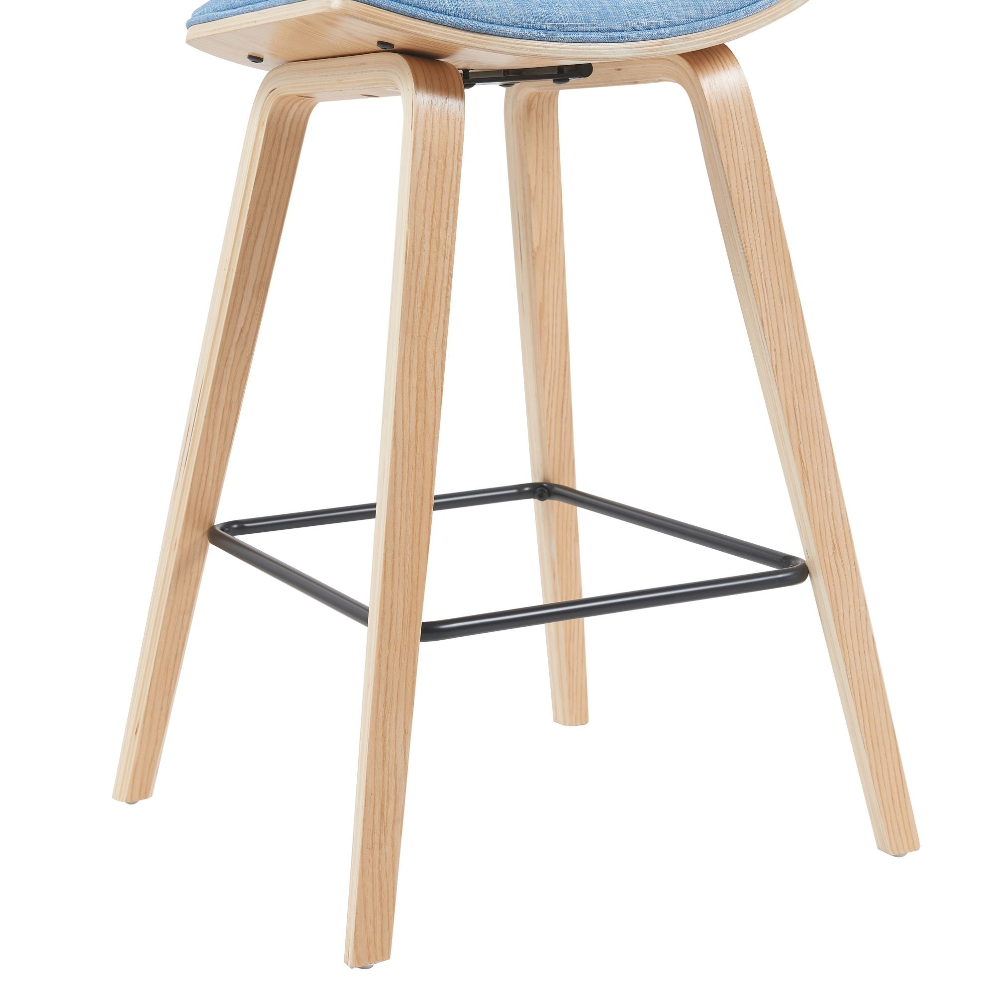 Fox - Swivel Bar Height Stool - Light Brown