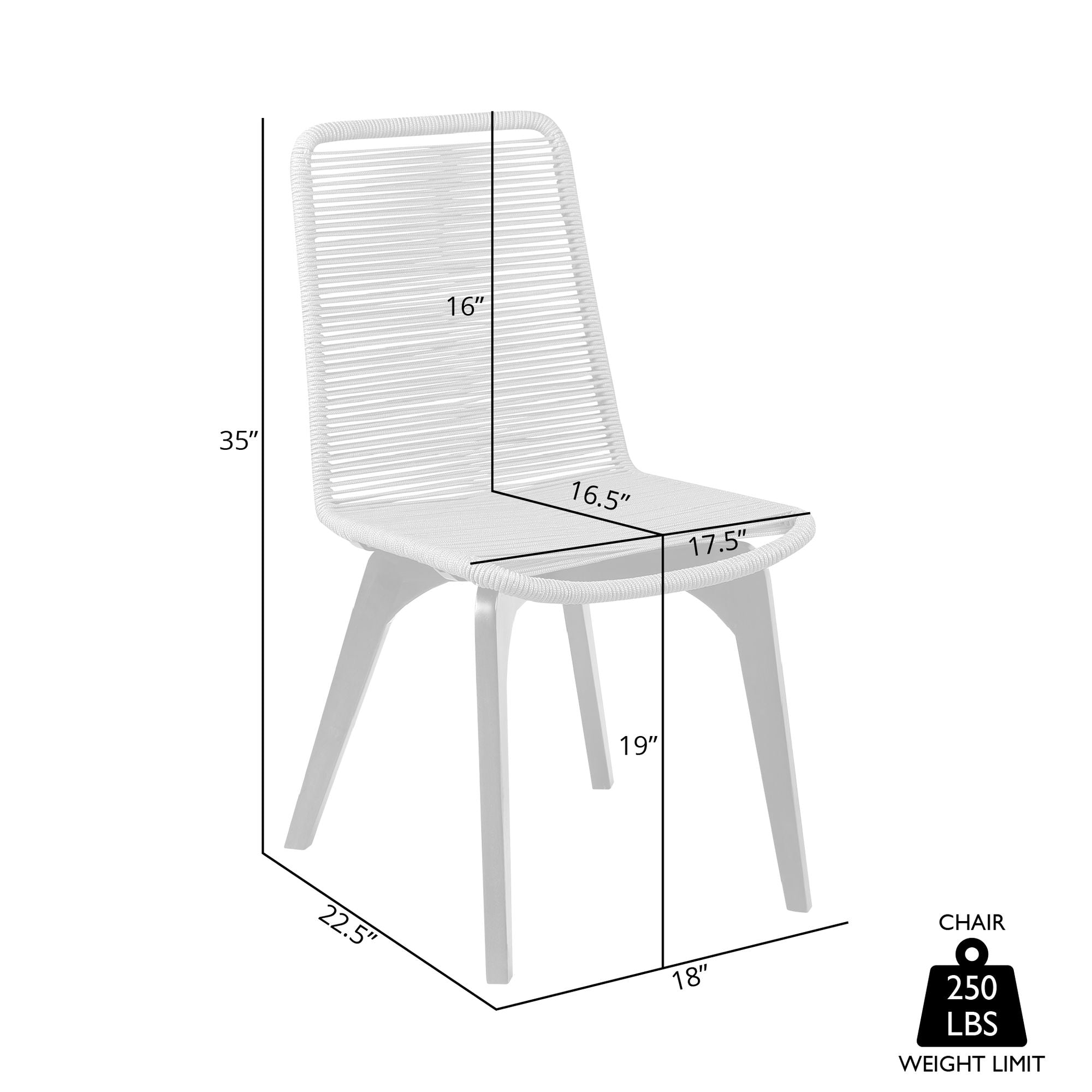 Island - Outdoor Rope Dining Chairs (Set of 2)
