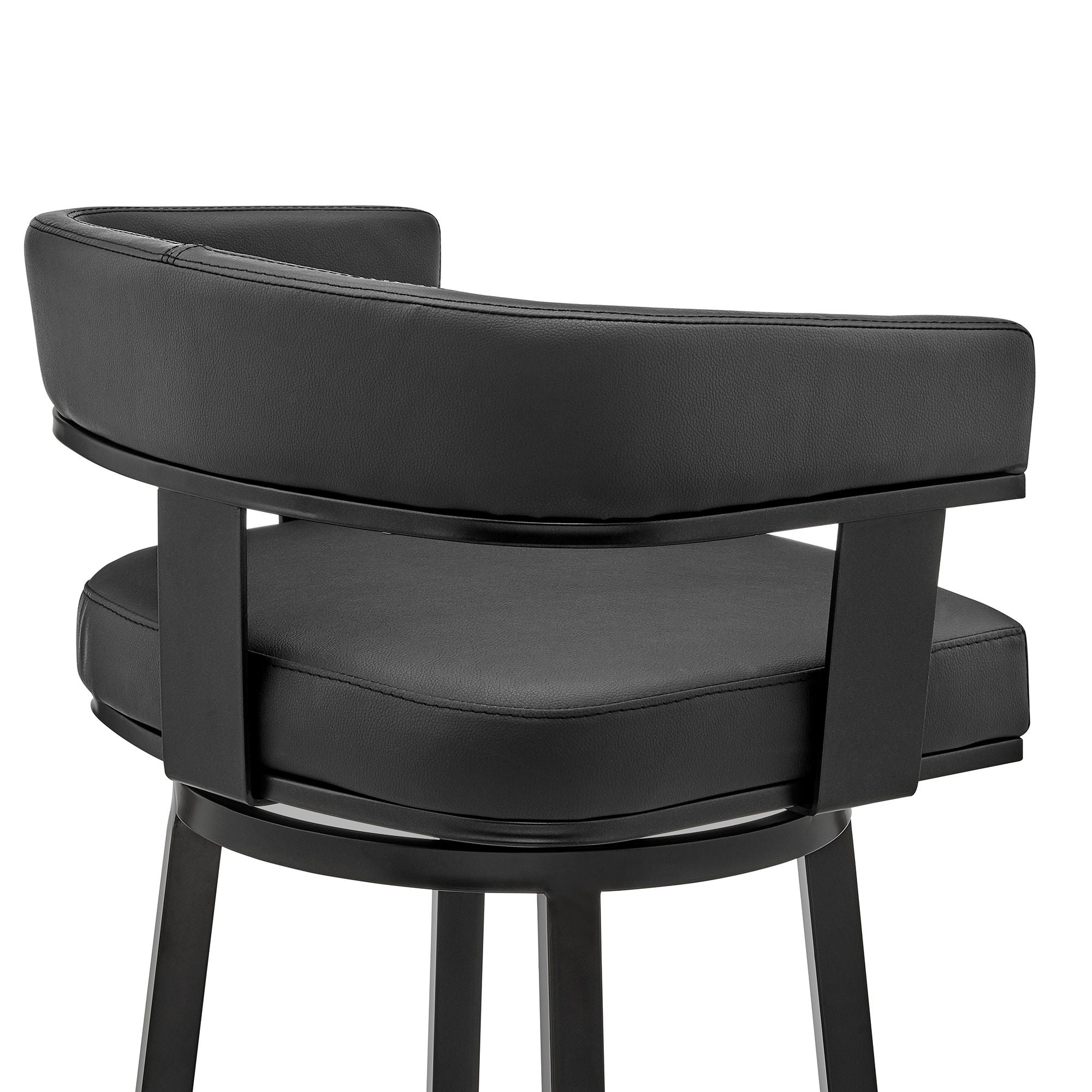 Cohen - Swivel Bar Stool - Black Finish