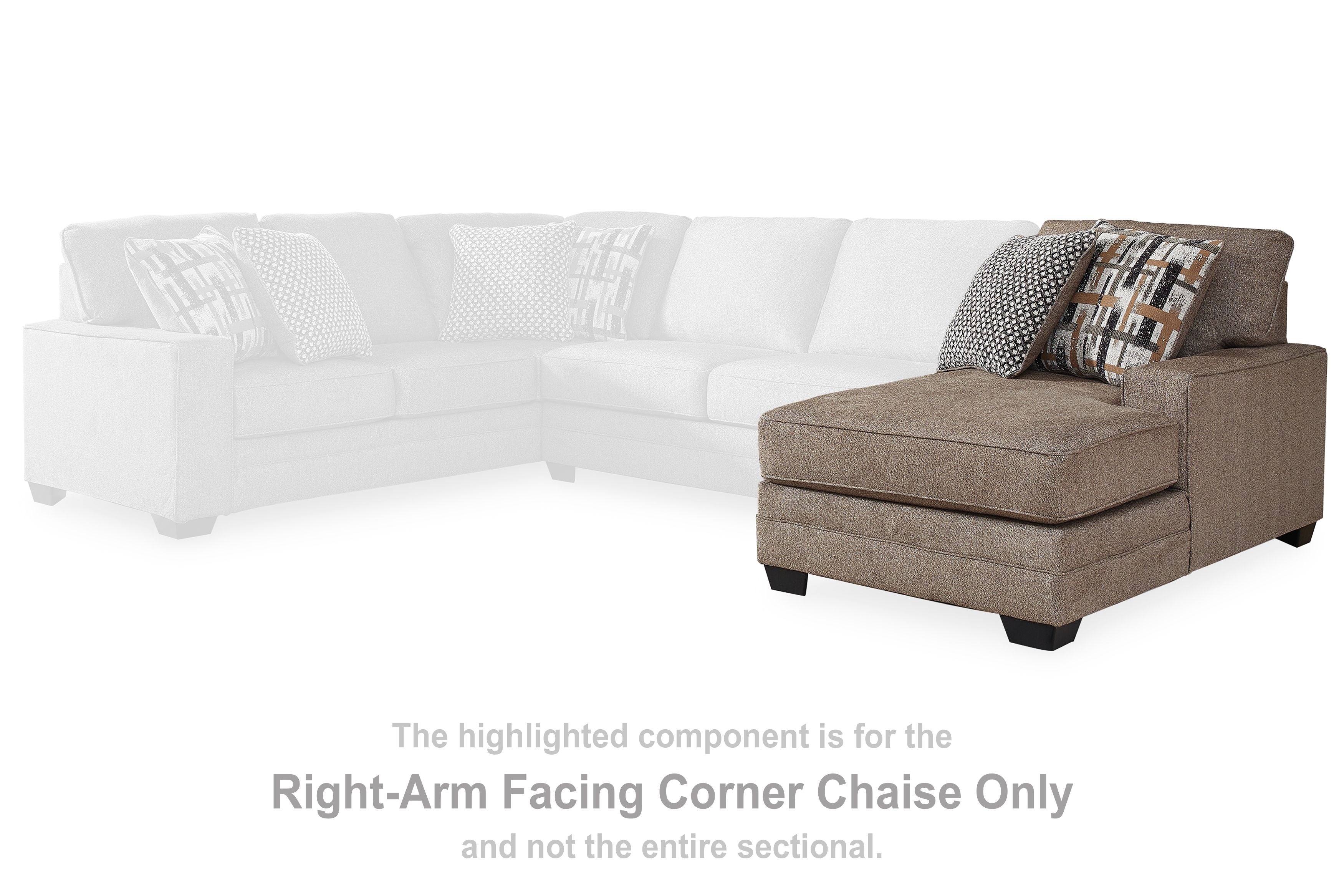 Cannonbrook - Raf Corner Chaise - Nutmeg