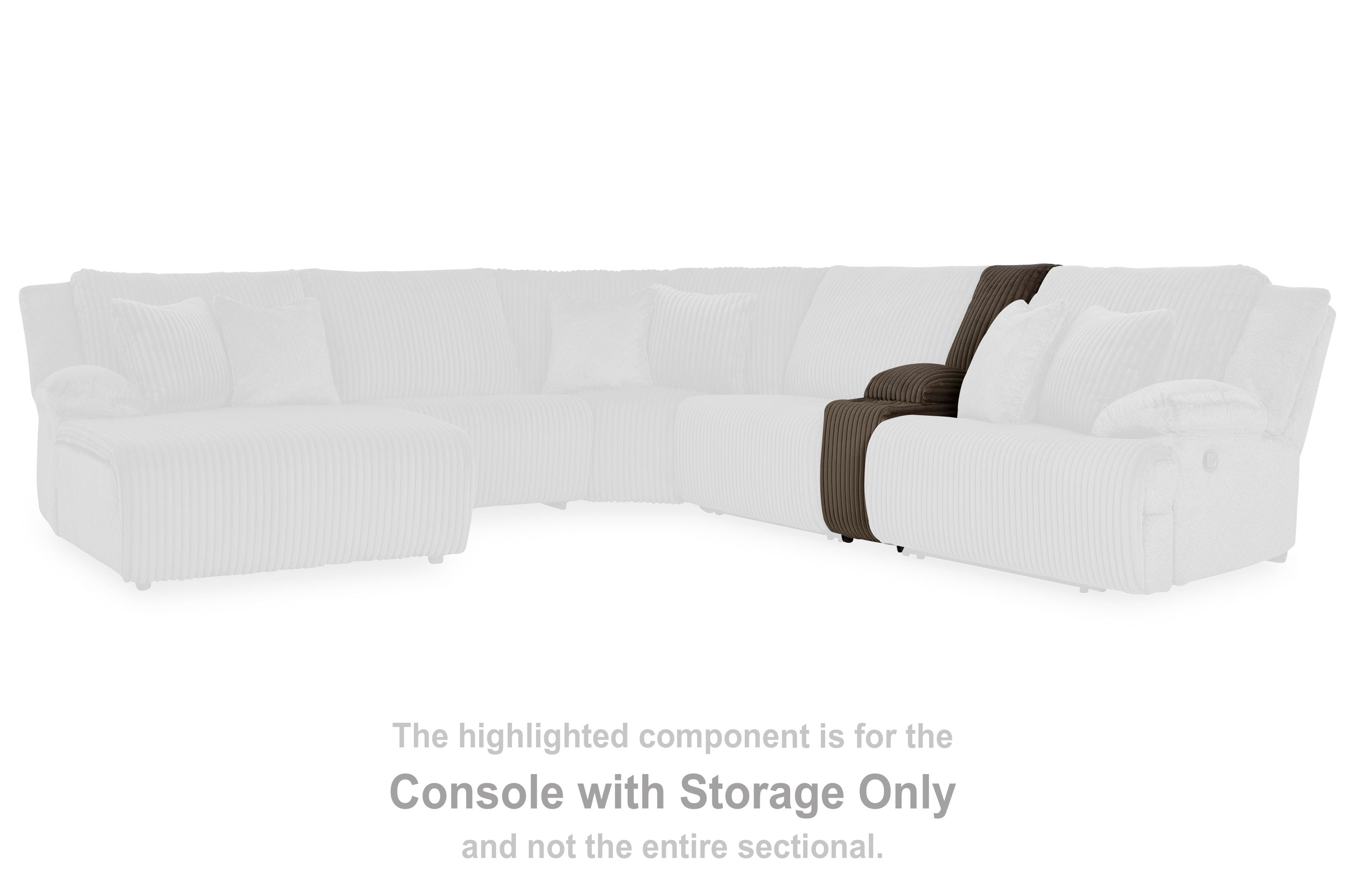 Top Tier - Console With Storage - Chocolate