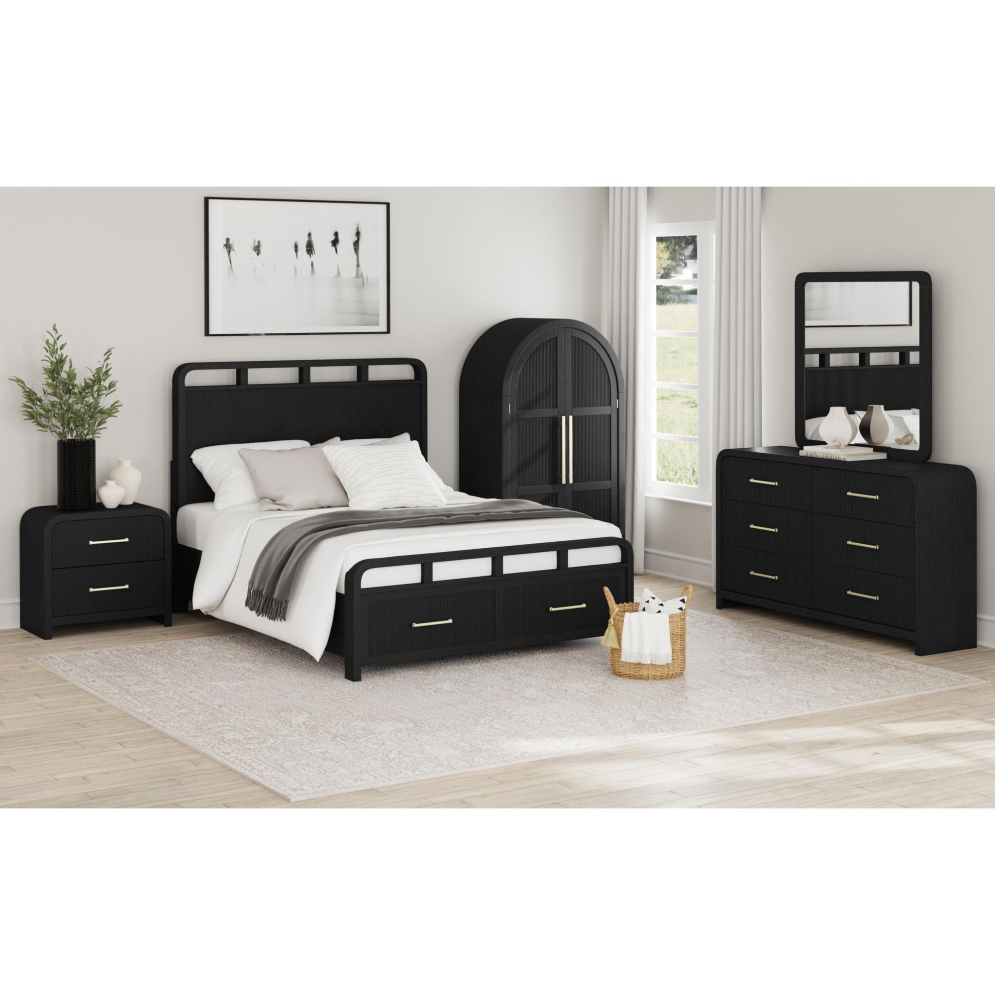 Ridgemont - 2-Drawer Nightstand With USB
