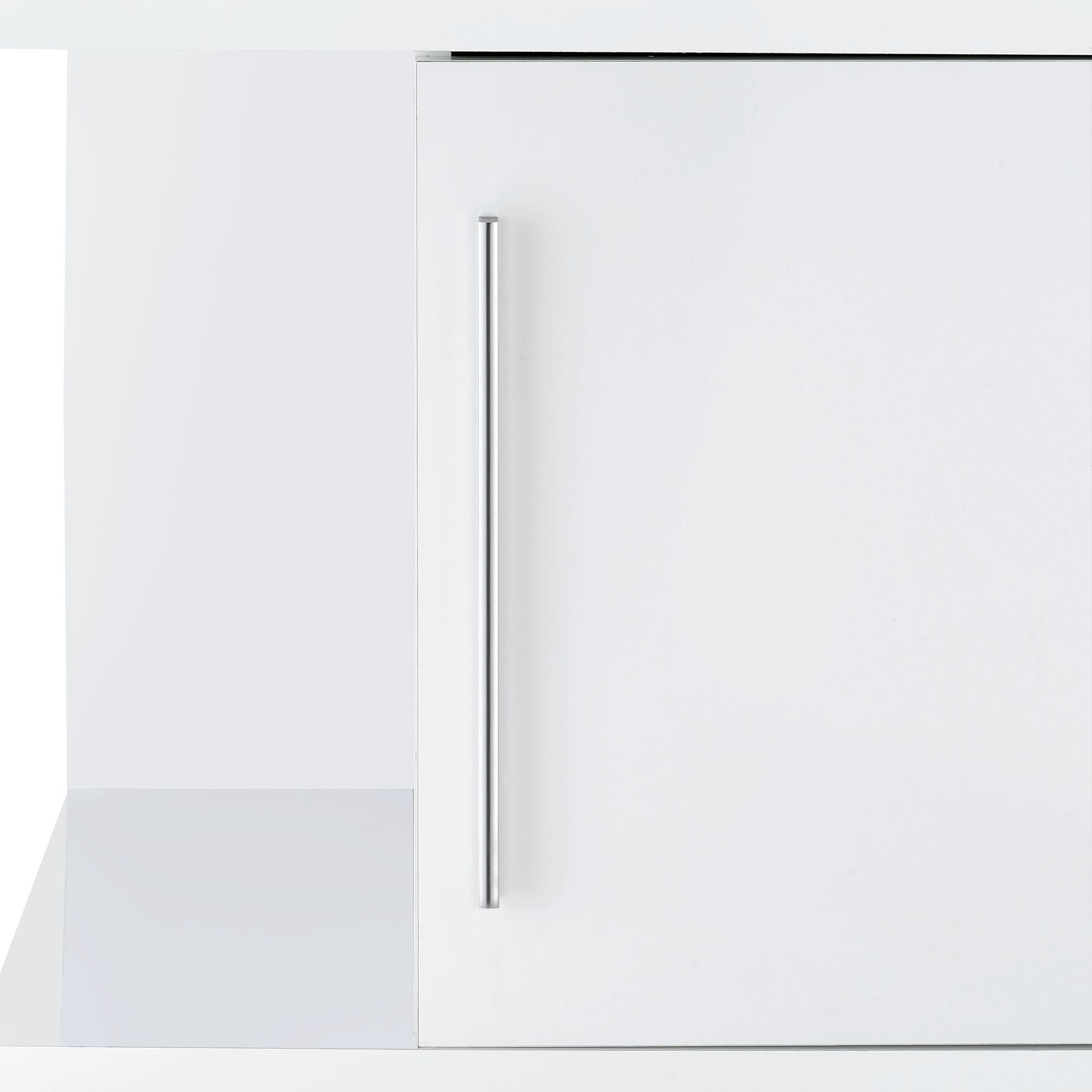 Wendolyn - Wine Cabinet With Light - Glossy White