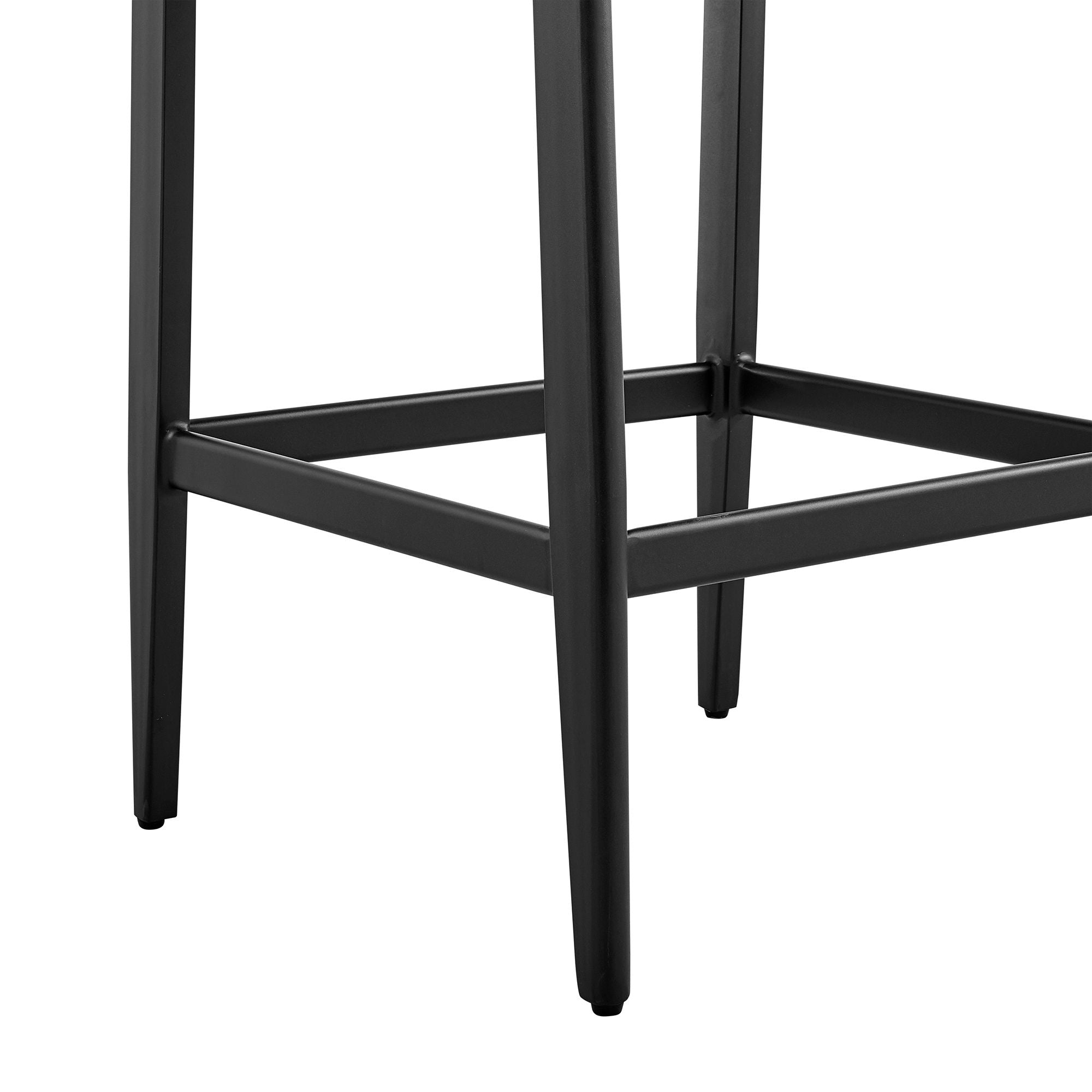 Cayman - Outdoor Patio Counter Height Bar Stool With Cushions - Gray