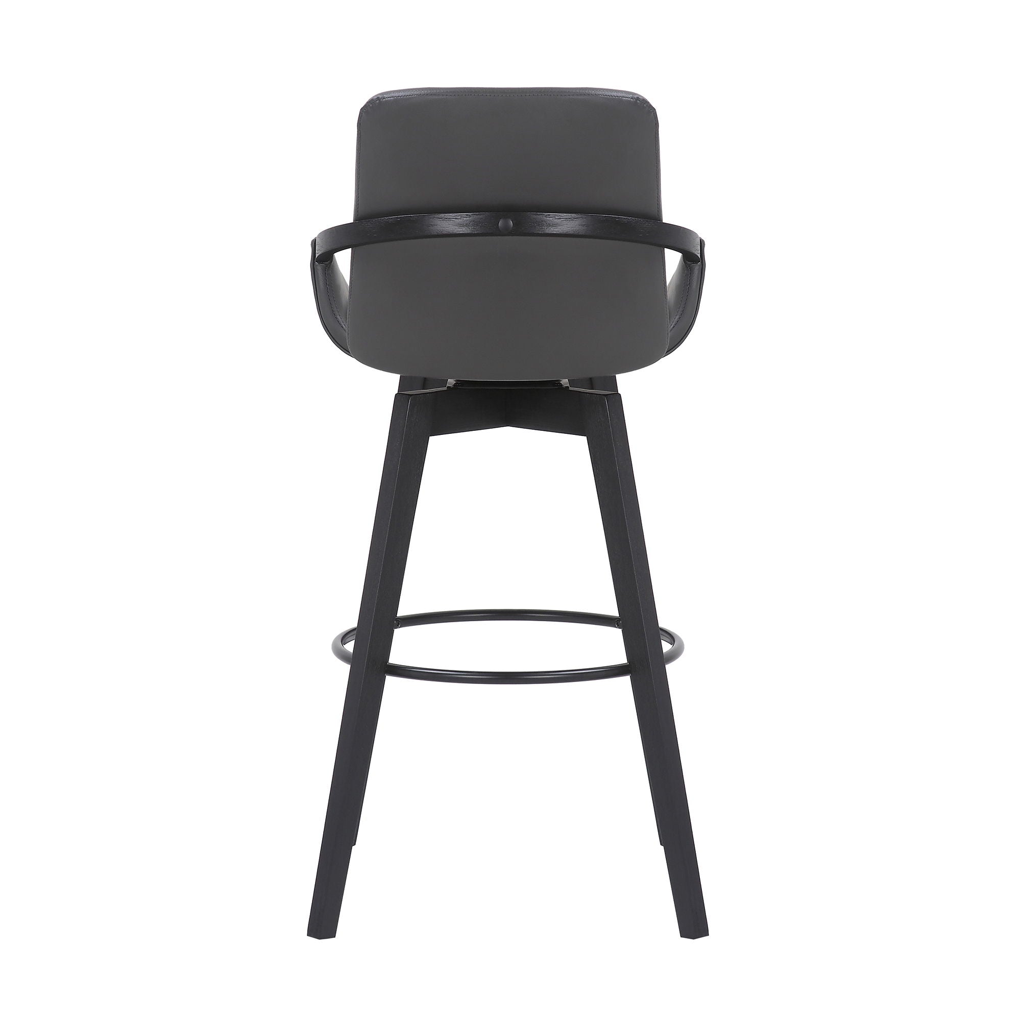 Baylor - Swivel Bar Stool With Black Frame