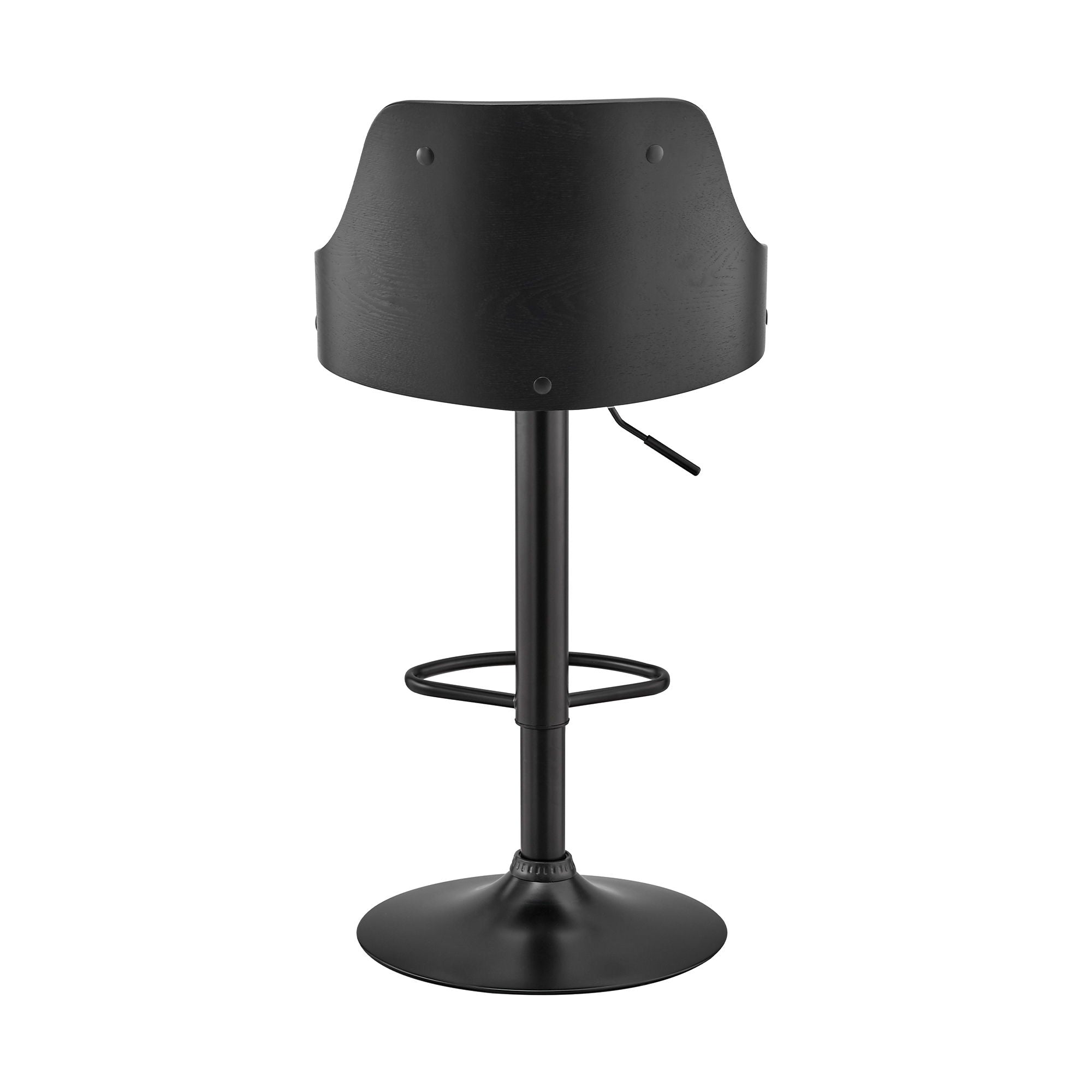 Asher - Adjustable Bar Stool - Gray / Black