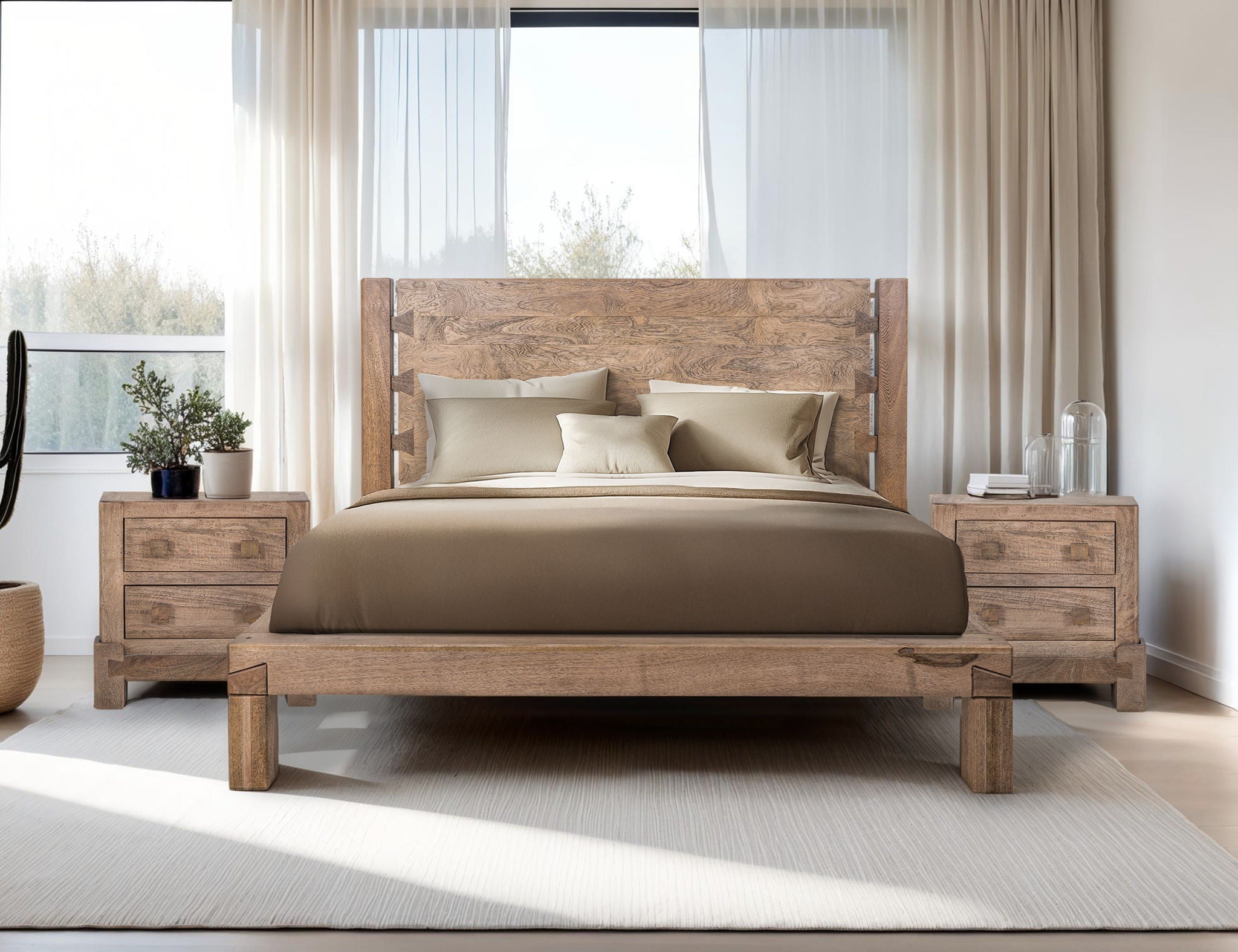Atenas - Nightstand - Desert Brown
