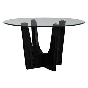Oregon - Round Table With Glass Top