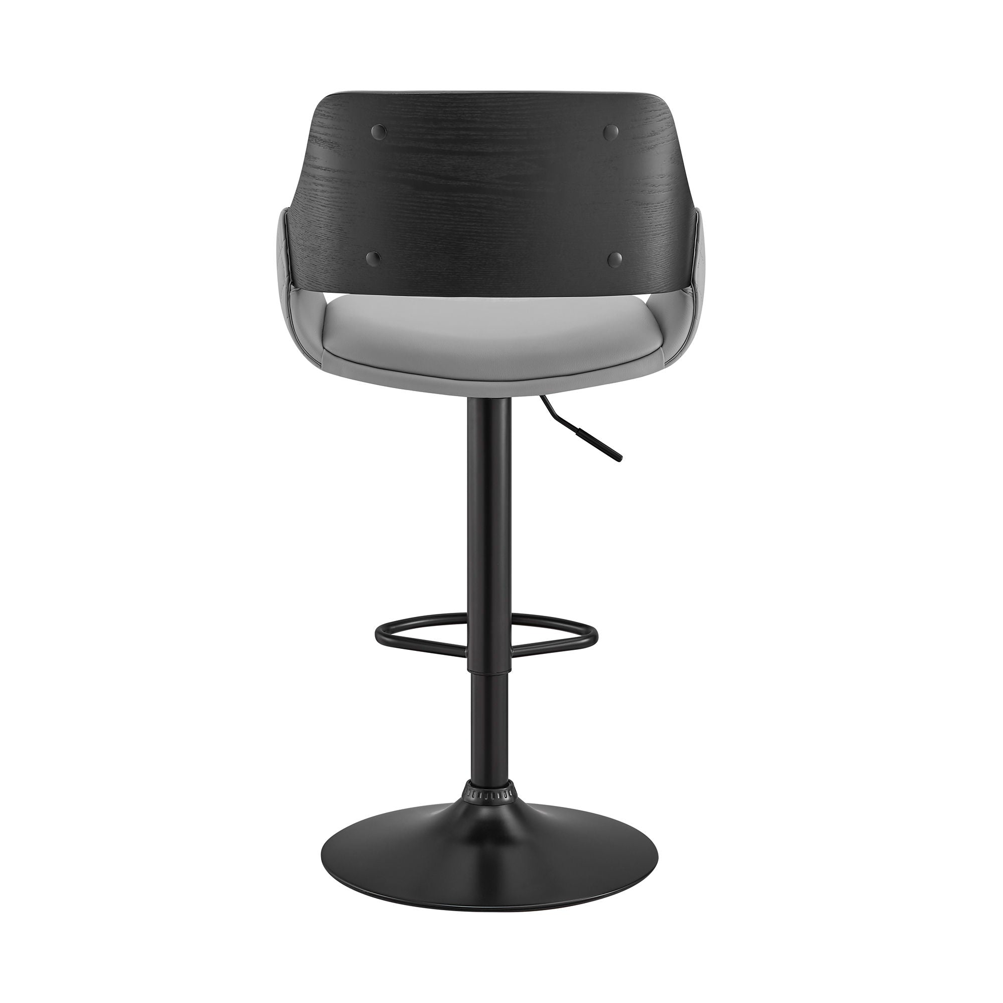 Colby - Adjustable Bar Stool - Gray / Black